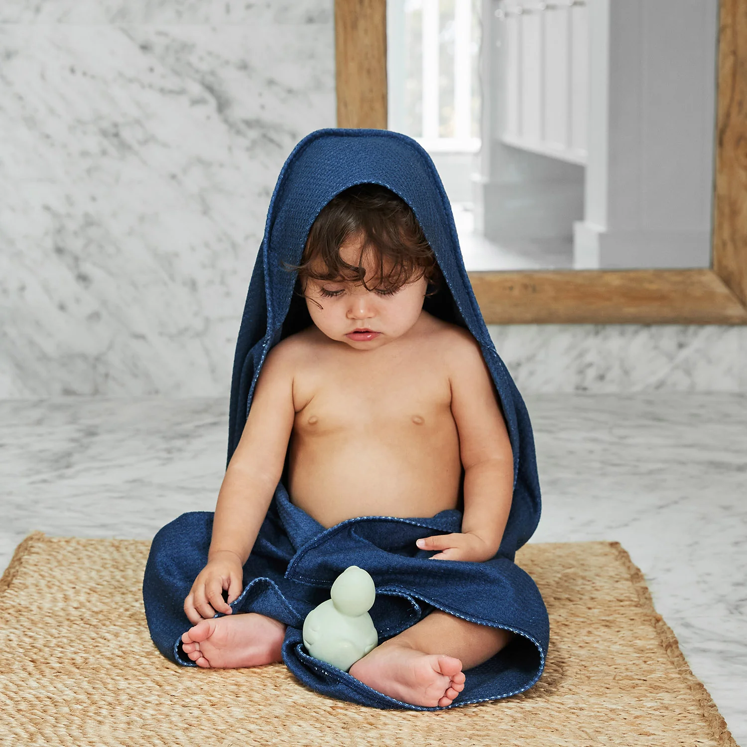 Dock & Bay Baby Hooded Towels - Midnight Navy - Image 9