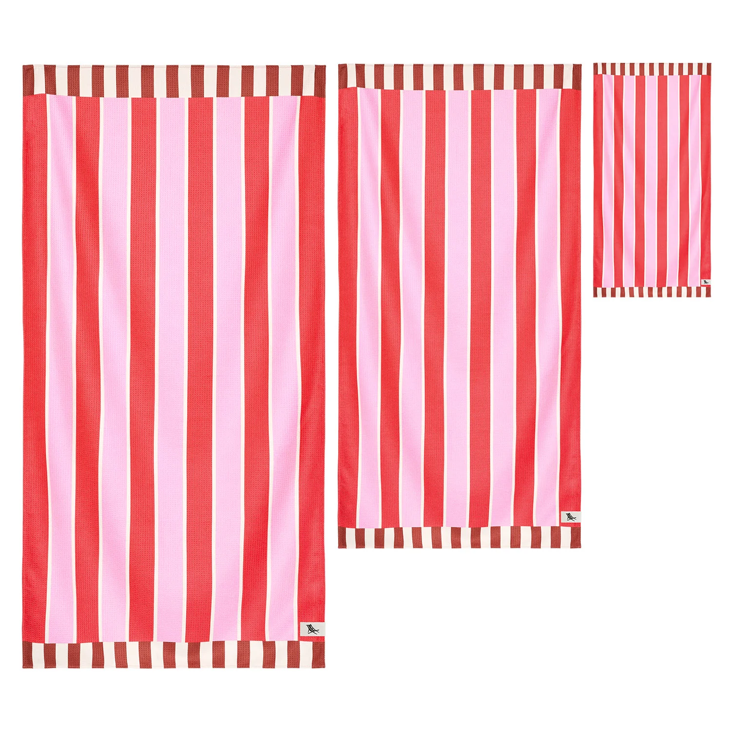 Dock & Bay Quick Dry Bath Towel - Cherry Bomb (Set of 3)