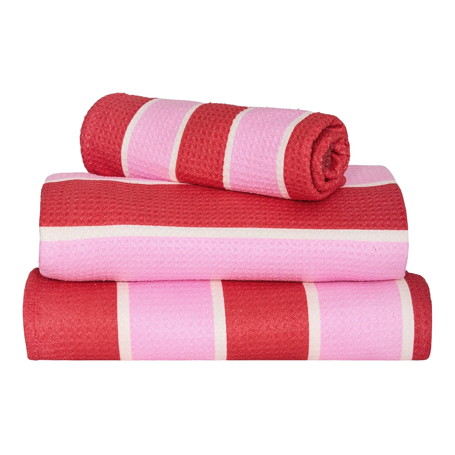 Dock & Bay Quick Dry Bath Towel - Cherry Bomb (Set of 3) - Image 5