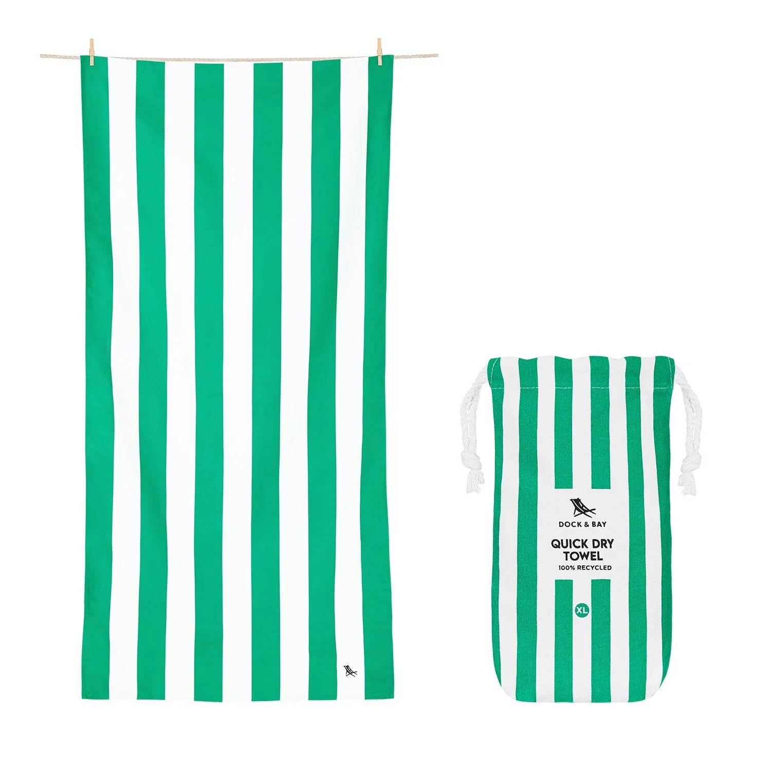 Dock & Bay Quick Dry Towel - Cancun Green - Image 14