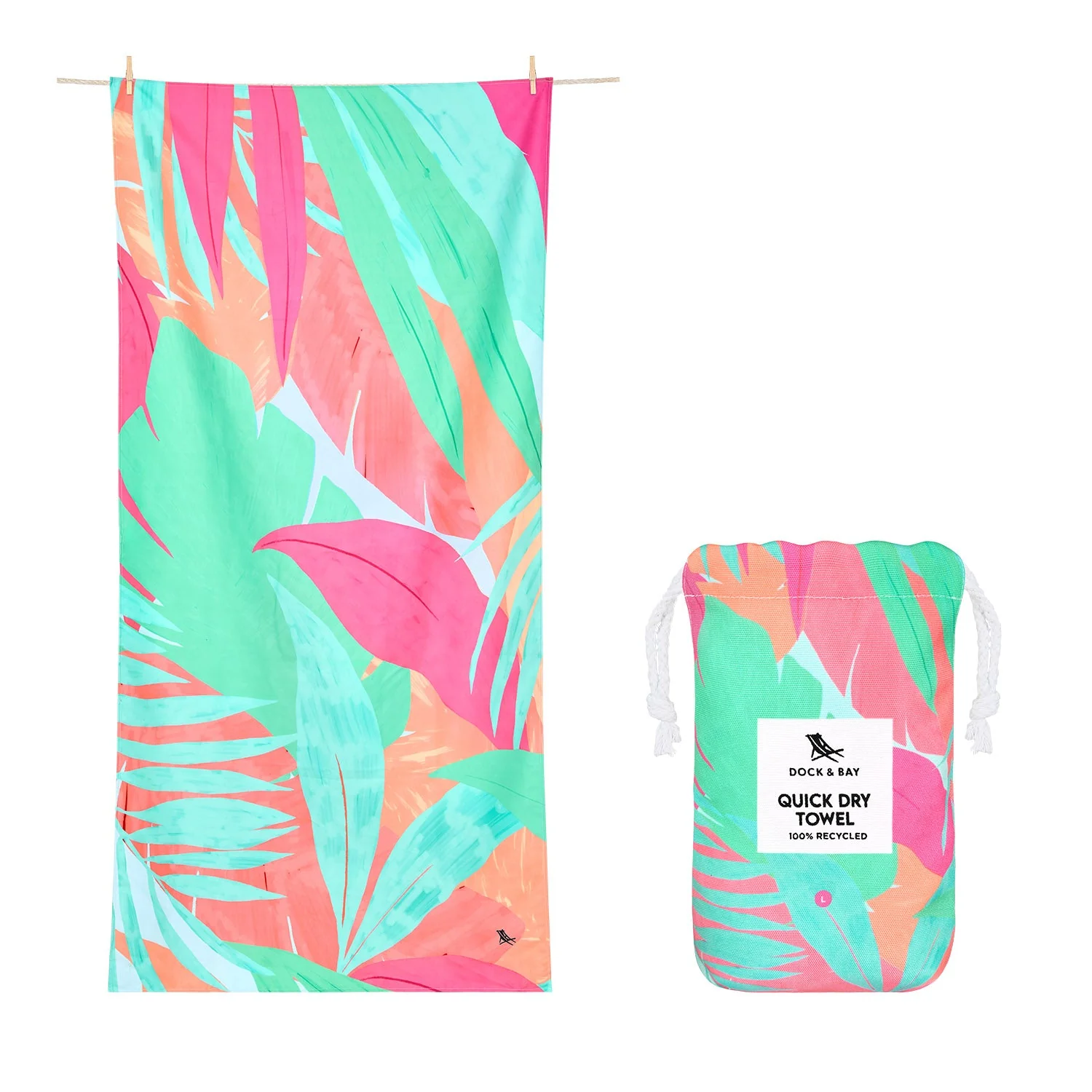 Dock & Bay Quick Dry Towel - Hot Tropics - Image 16