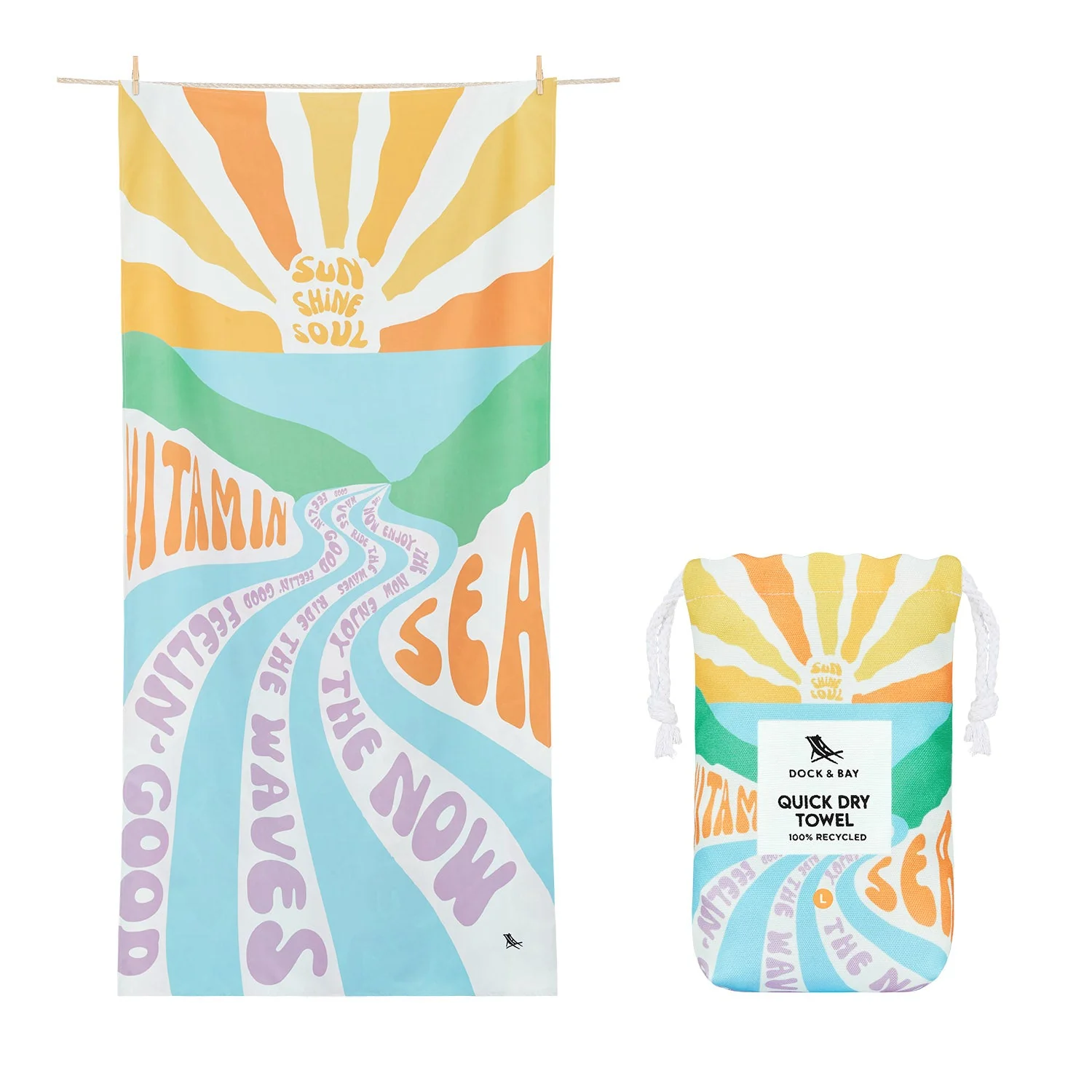 Dock & Bay Quick Dry Towel - Vitamin Sea - Image 11