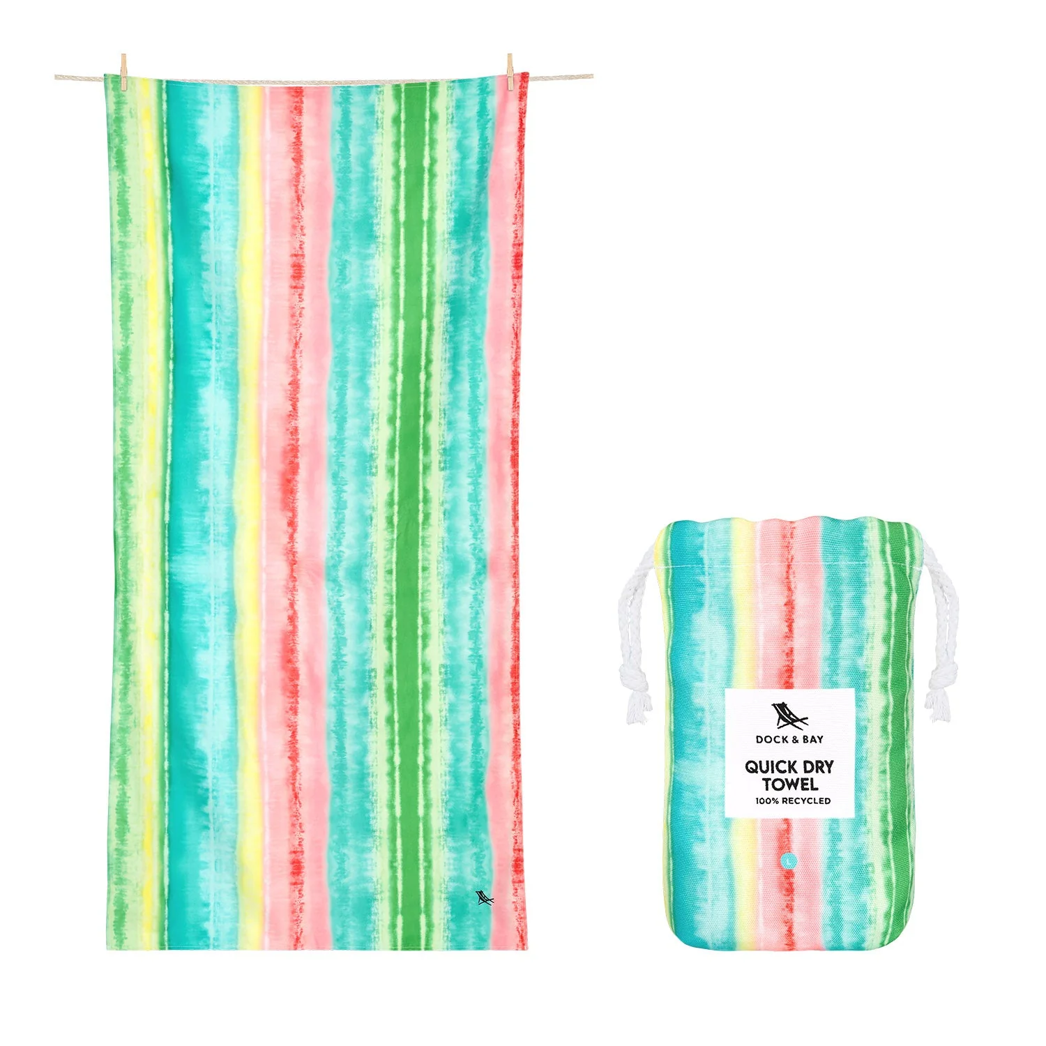 Dock & Bay Quick Dry Towel - Watermelon Sugar - Image 13