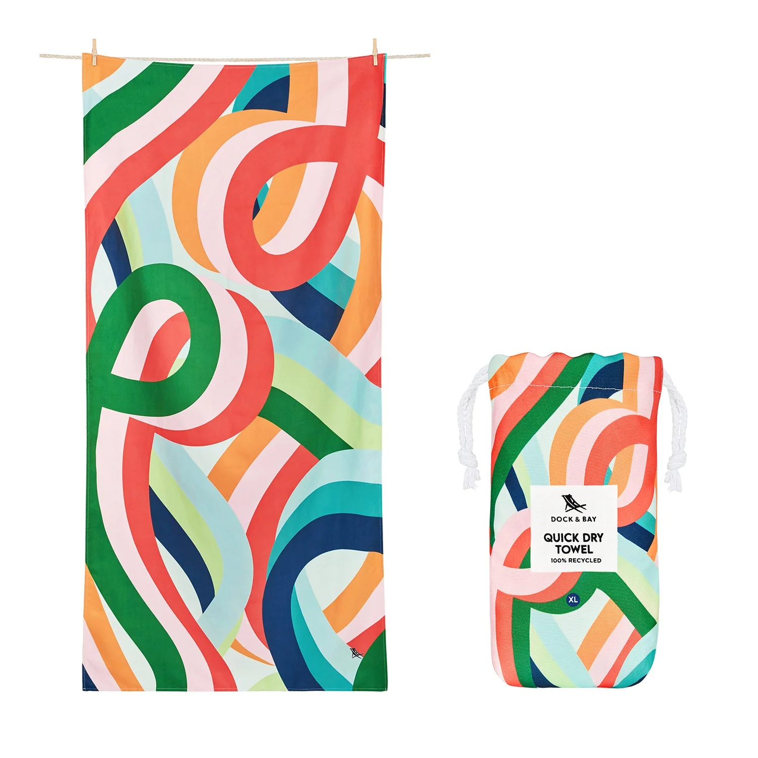 Dock & Bay Quick Dry Towel - Fruit Loops - Image 11