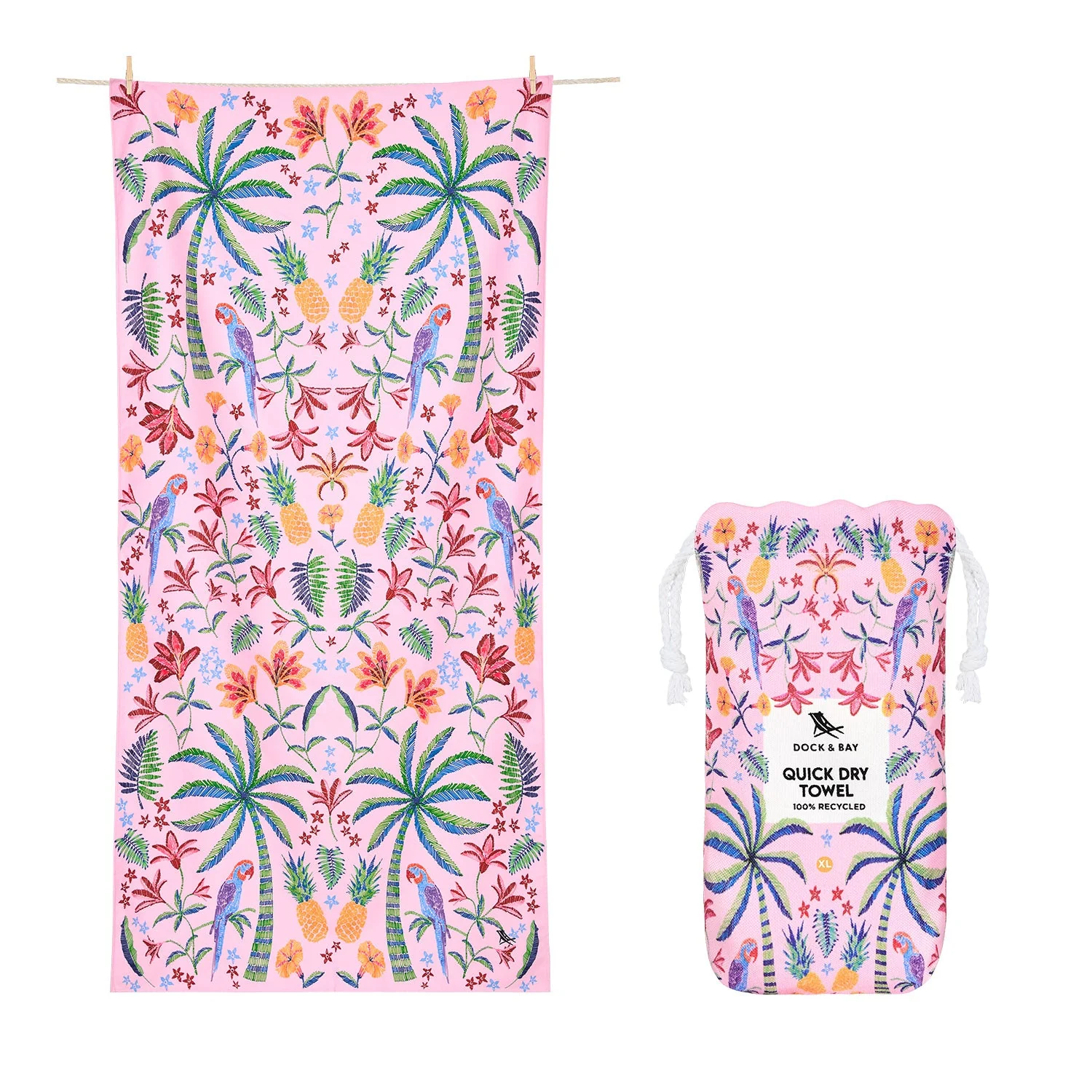 Dock & Bay Quick Dry Towel - Pink Paradise - Image 16