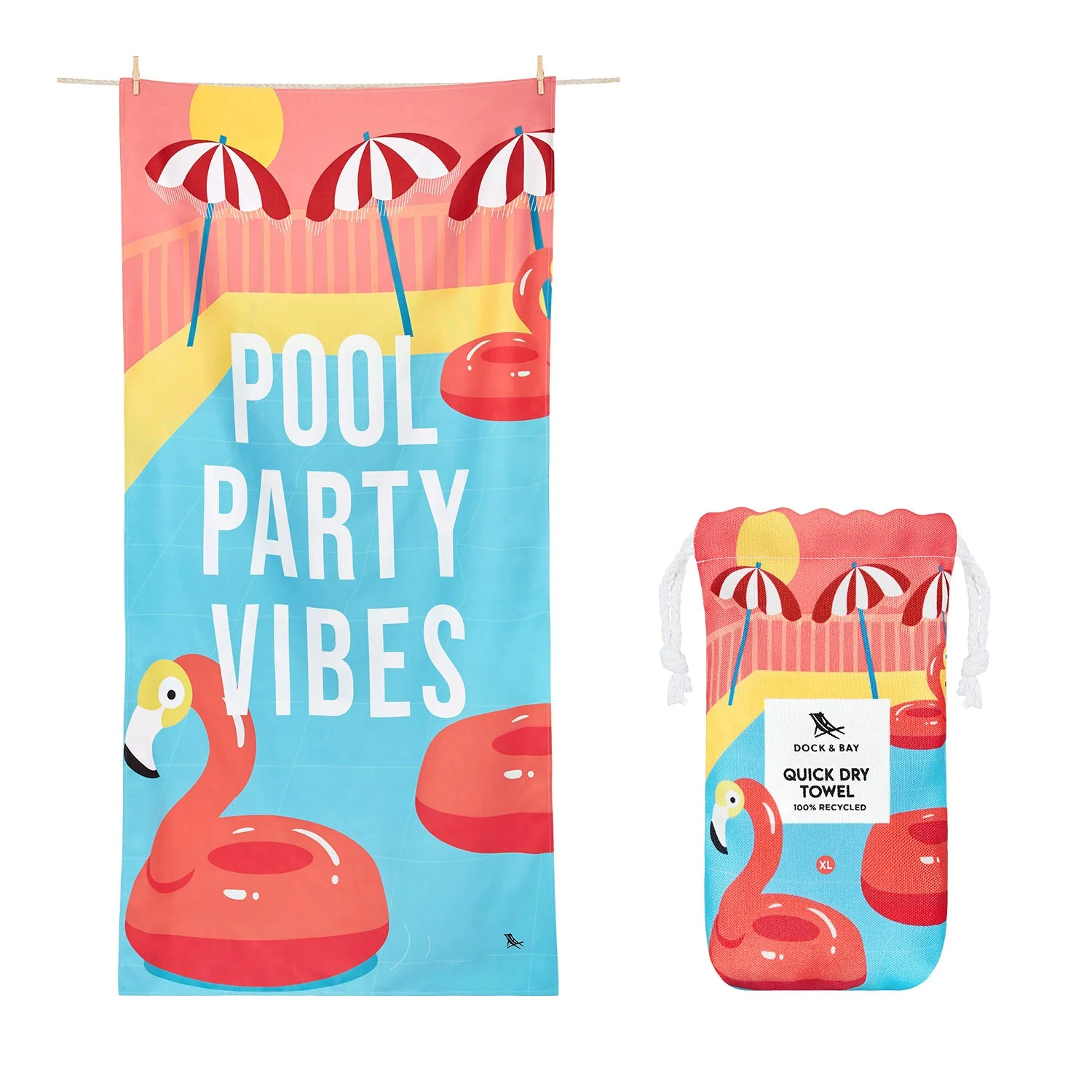 Dock & Bay Quick Dry Towel - Pool Party Vibes - Image 13