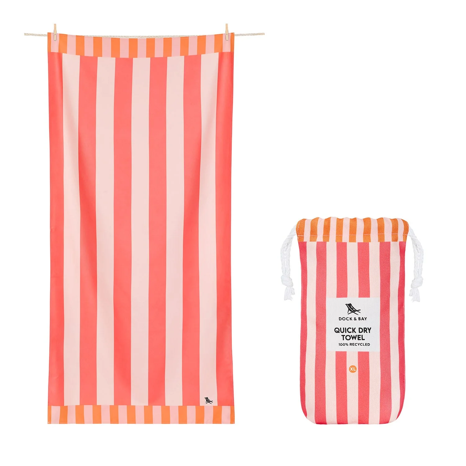Dock & Bay Quick Dry Towel - Raspberry Road - Image 11