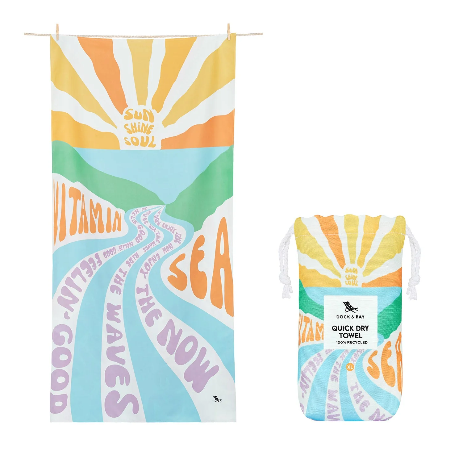 Dock & Bay Quick Dry Towel - Vitamin Sea - Image 12