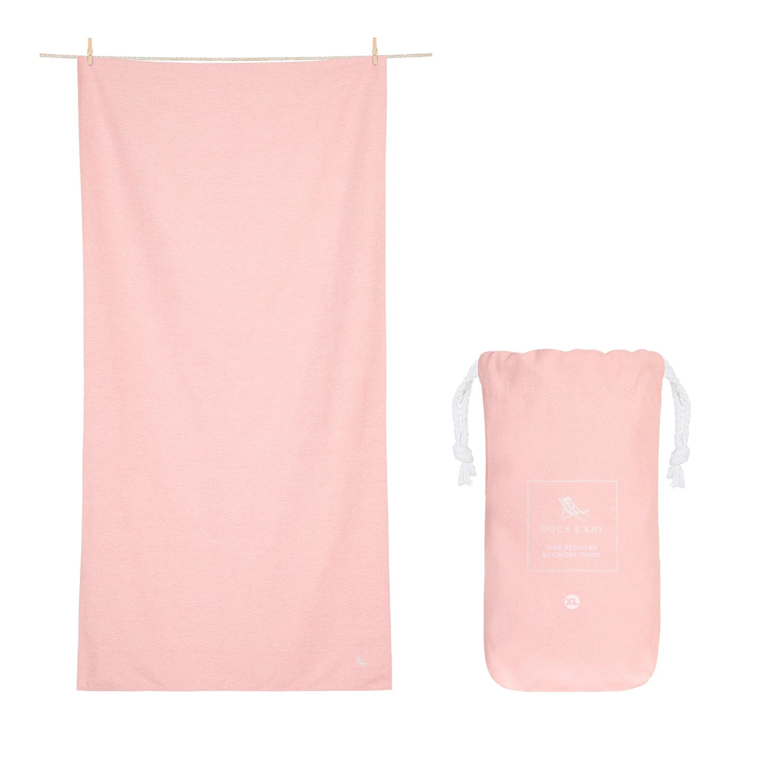 Dock & Bay Quick Dry Towel - Island Pink - Image 13