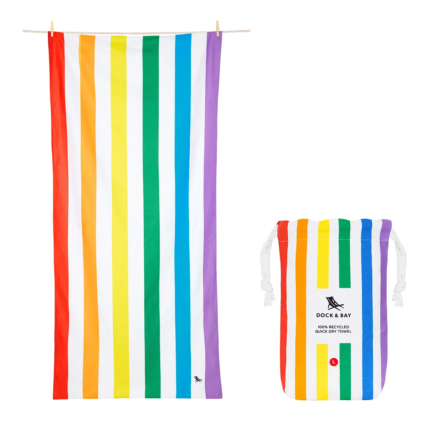 Dock & Bay Quick Dry Towels - Colour Chaos (Set of 6) - Image 13