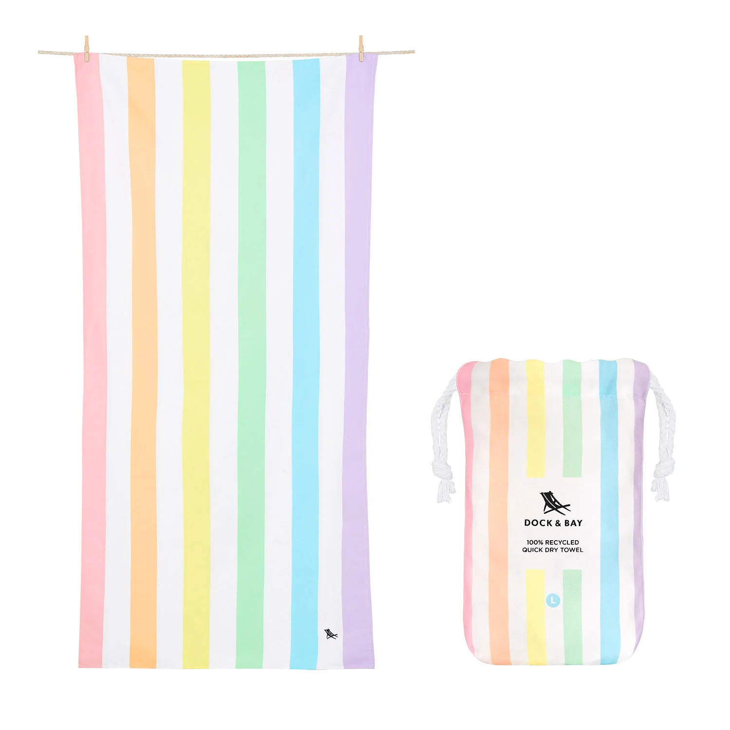 Dock & Bay Quick Dry Towels - Colour Chaos (Set of 6) - Image 14