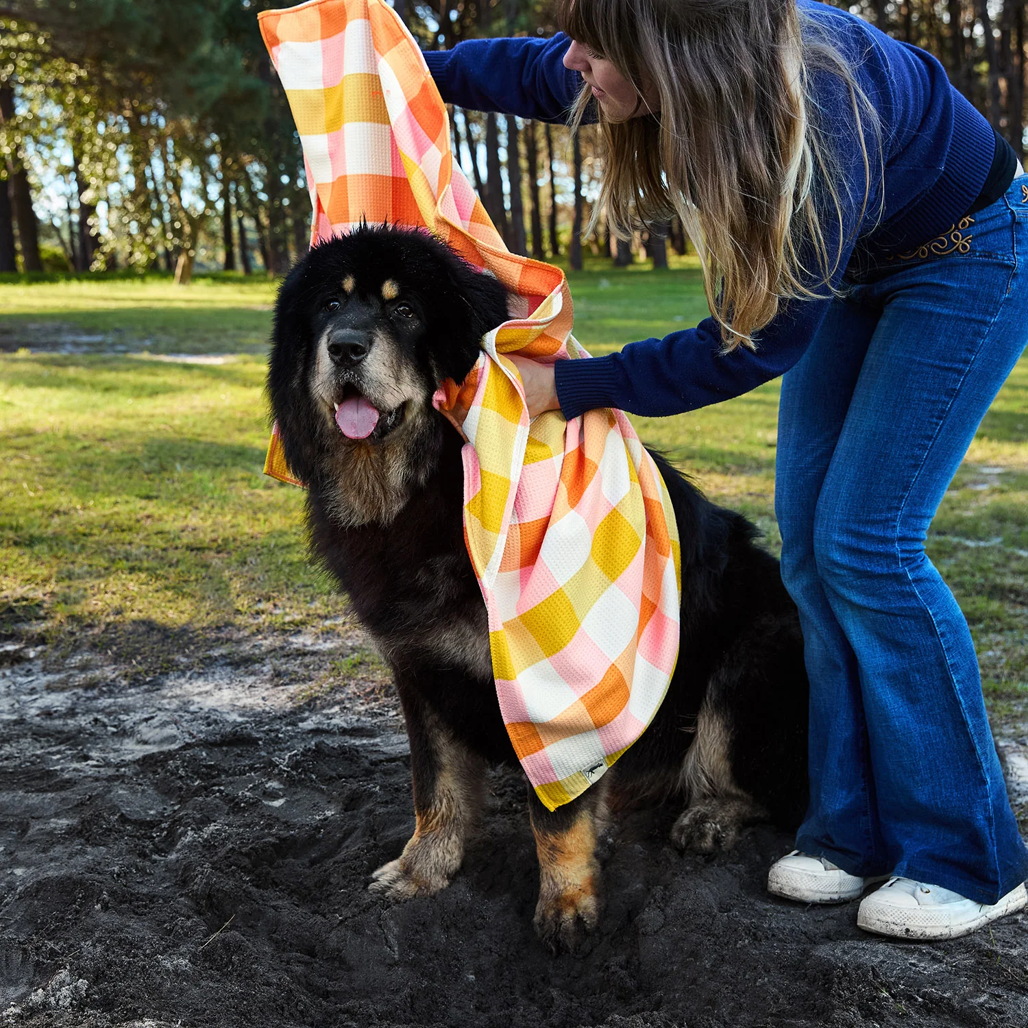 Dock & Bay Dog Towel - Rhubark & Custard - Image 8