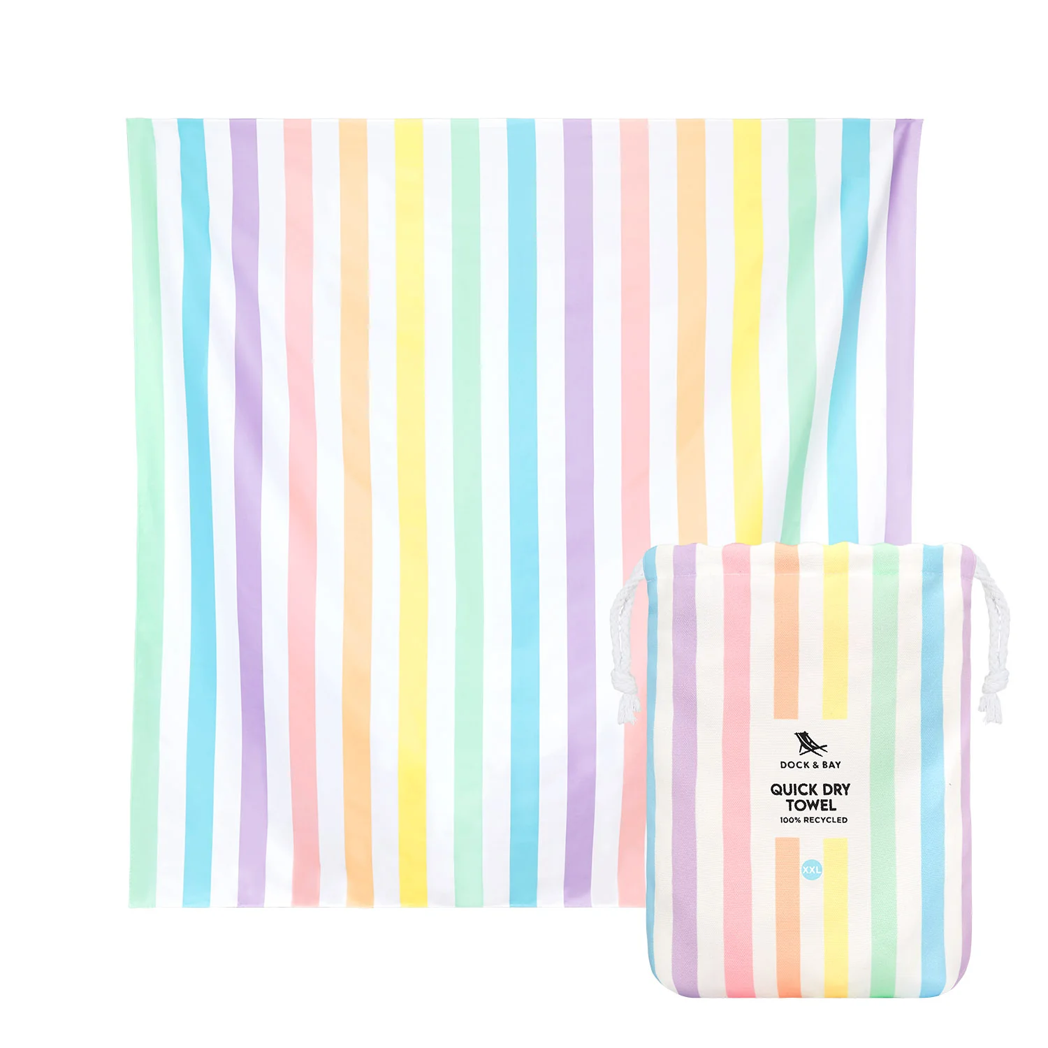 Dock & Bay Quick Dry Towel - Extra Extra Large - Unicorn Waves - Image 3
