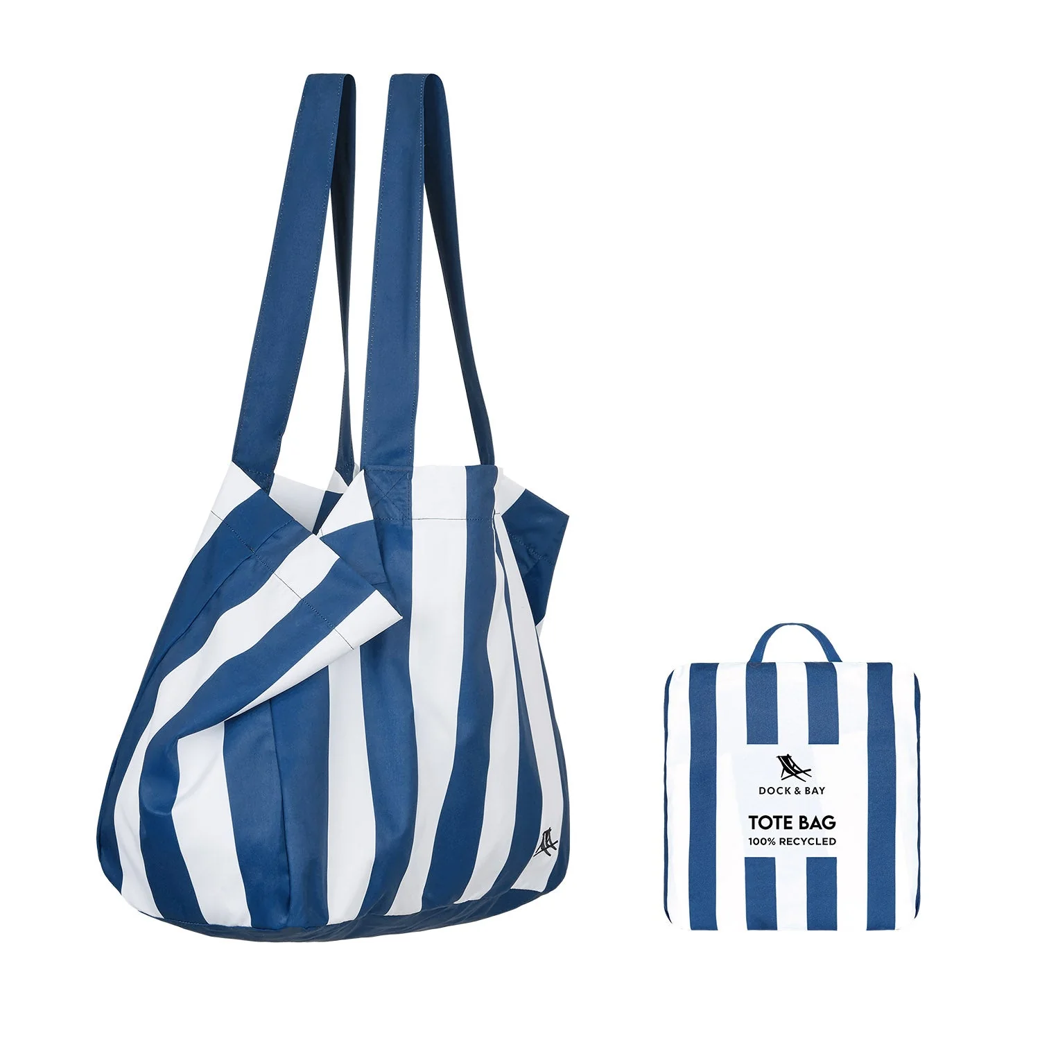 Dock & Bay Foldaway Tote Bags - Whitsunday Blue - Image 10