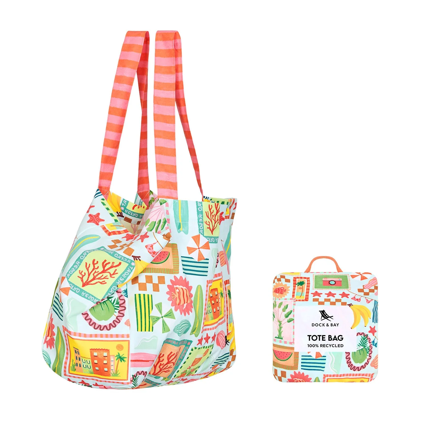 Dock & Bay Foldaway Tote Bags - Wish You Were Here - Image 7
