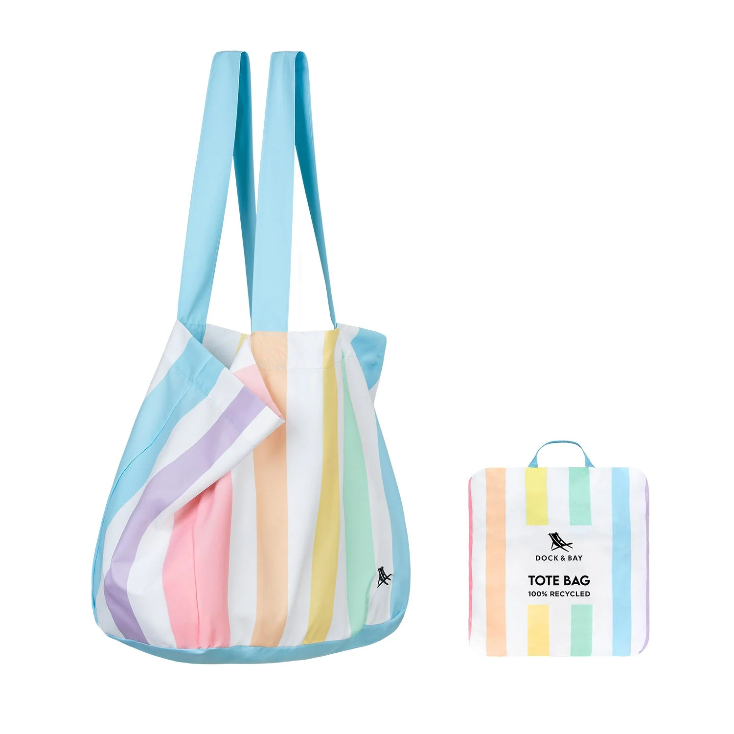 Dock & Bay Foldaway Tote Bags - Unicorn Waves - Image 12