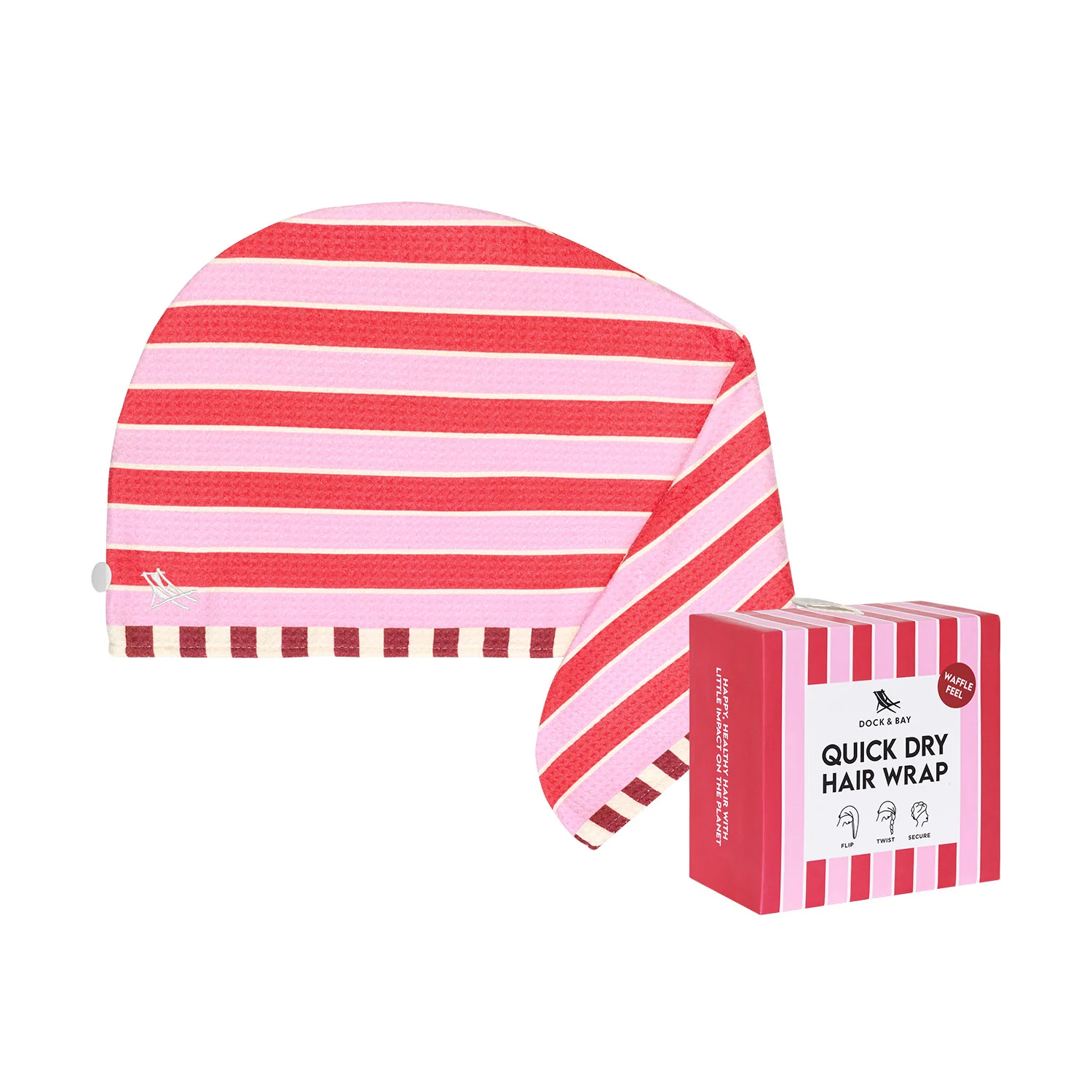 Dock & Bay Hair Wrap - Cherry Bomb - Image 2