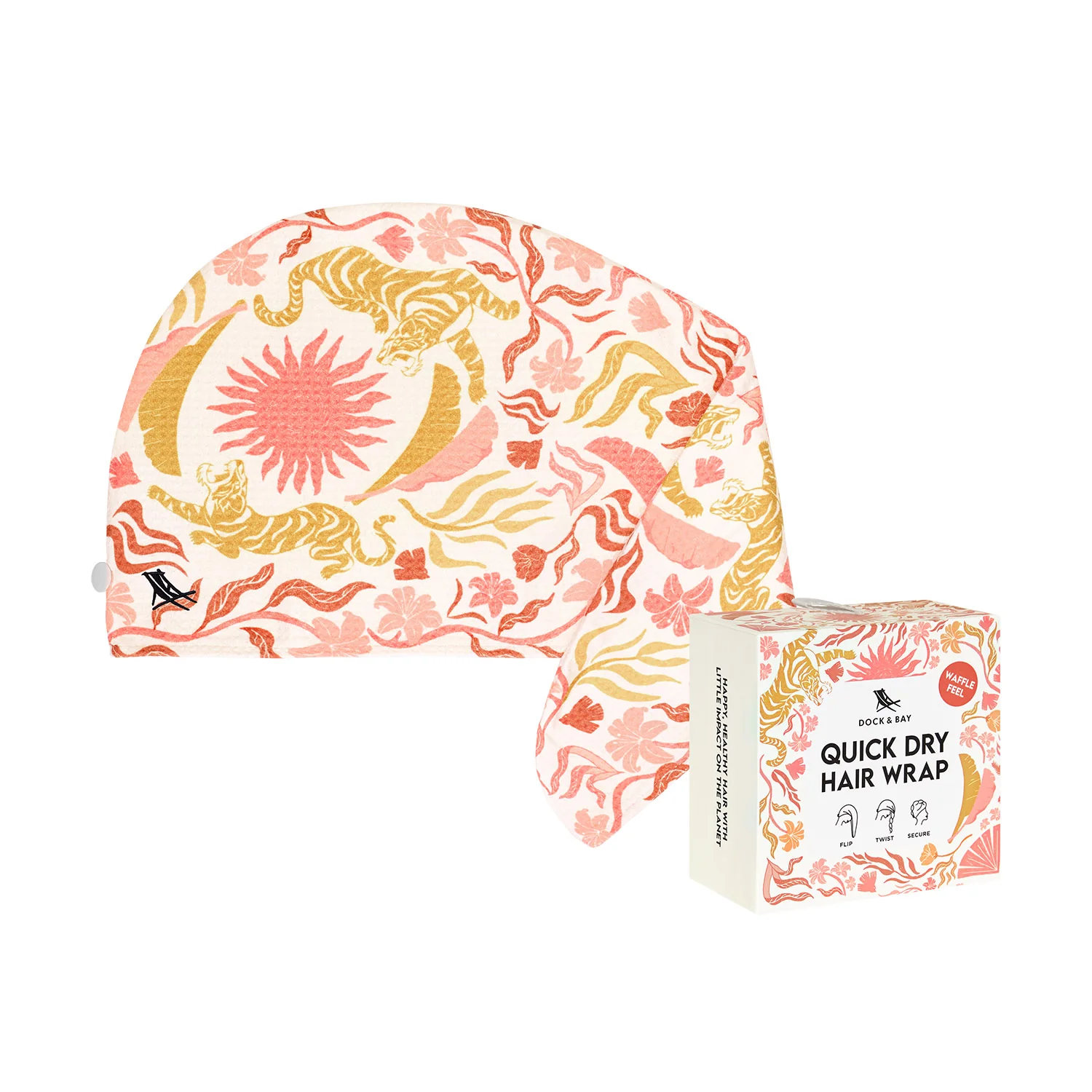 Dock & Bay Hair Wrap - Tiger Palm - Image 2