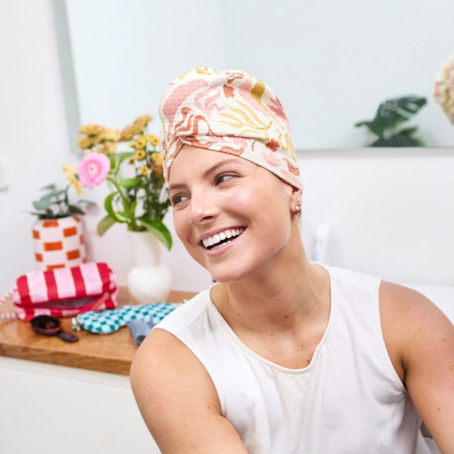 Dock & Bay Hair Wrap - Tiger Palm - Image 3