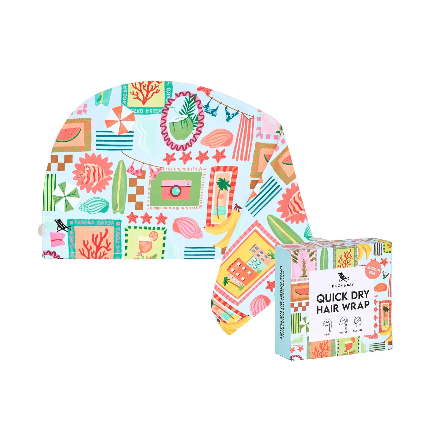 Dock & Bay Hair Wrap - Wish You Were Here - Image 5