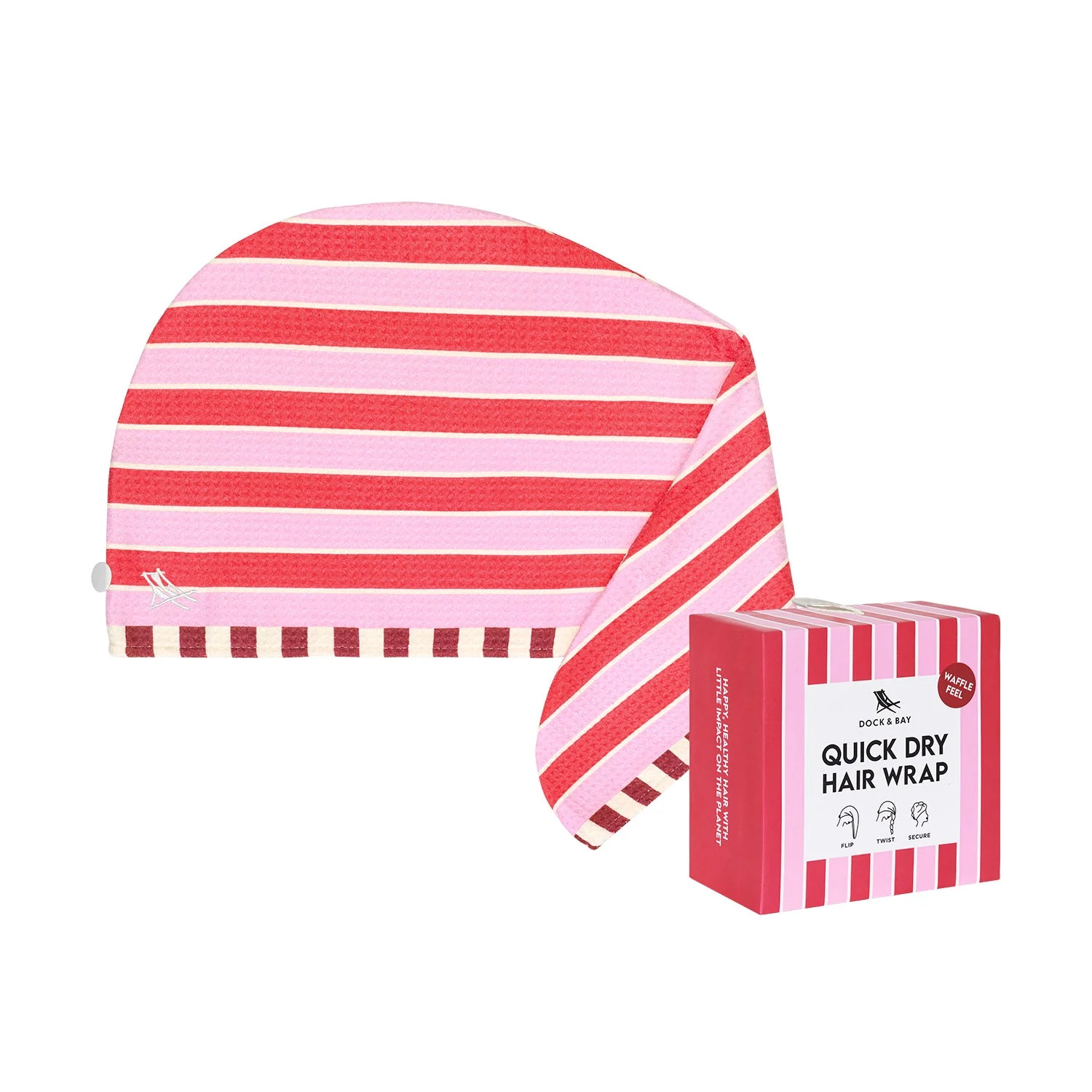 Dock & Bay Hair Wrap - Cherry Bomb - Image 13