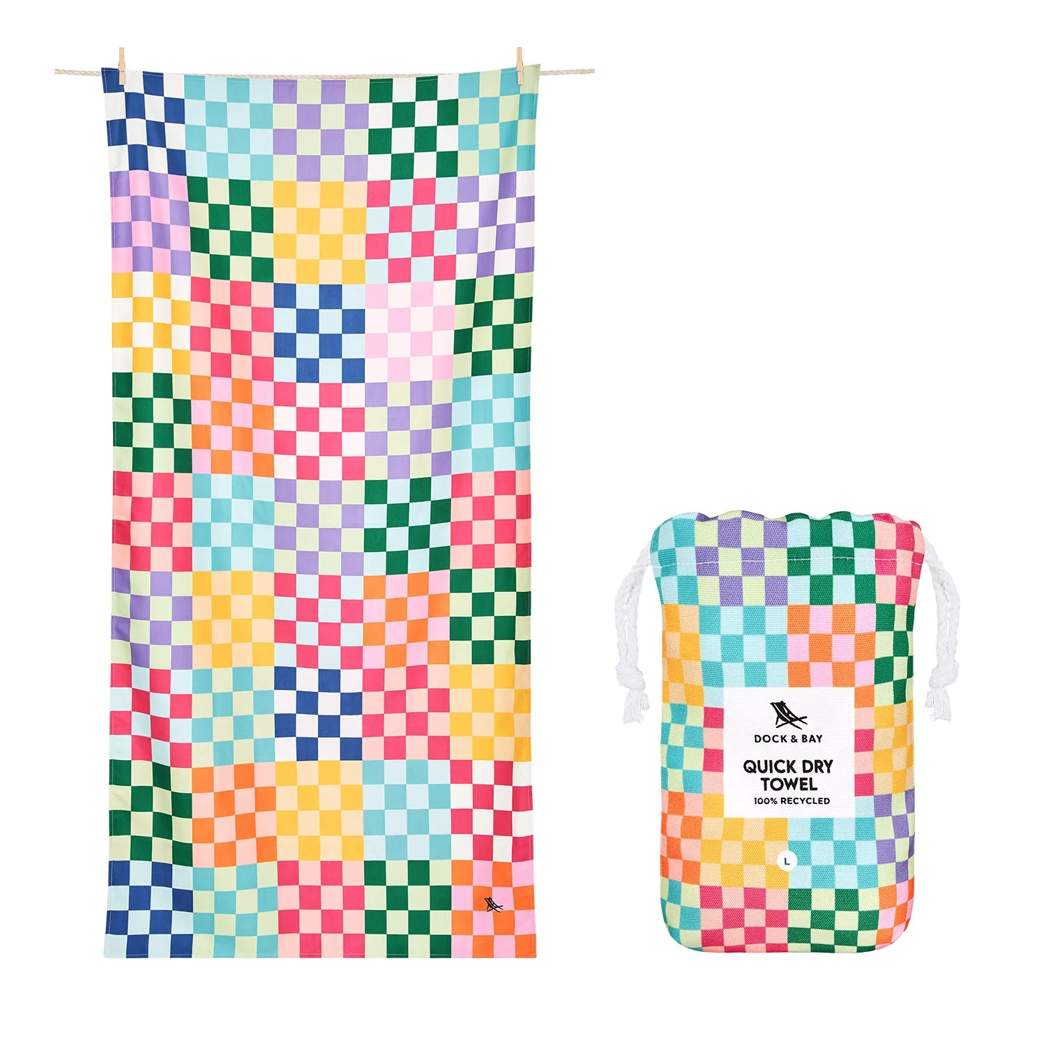 Dock & Bay Kids Beach Towel - Check Me Out - Image 7