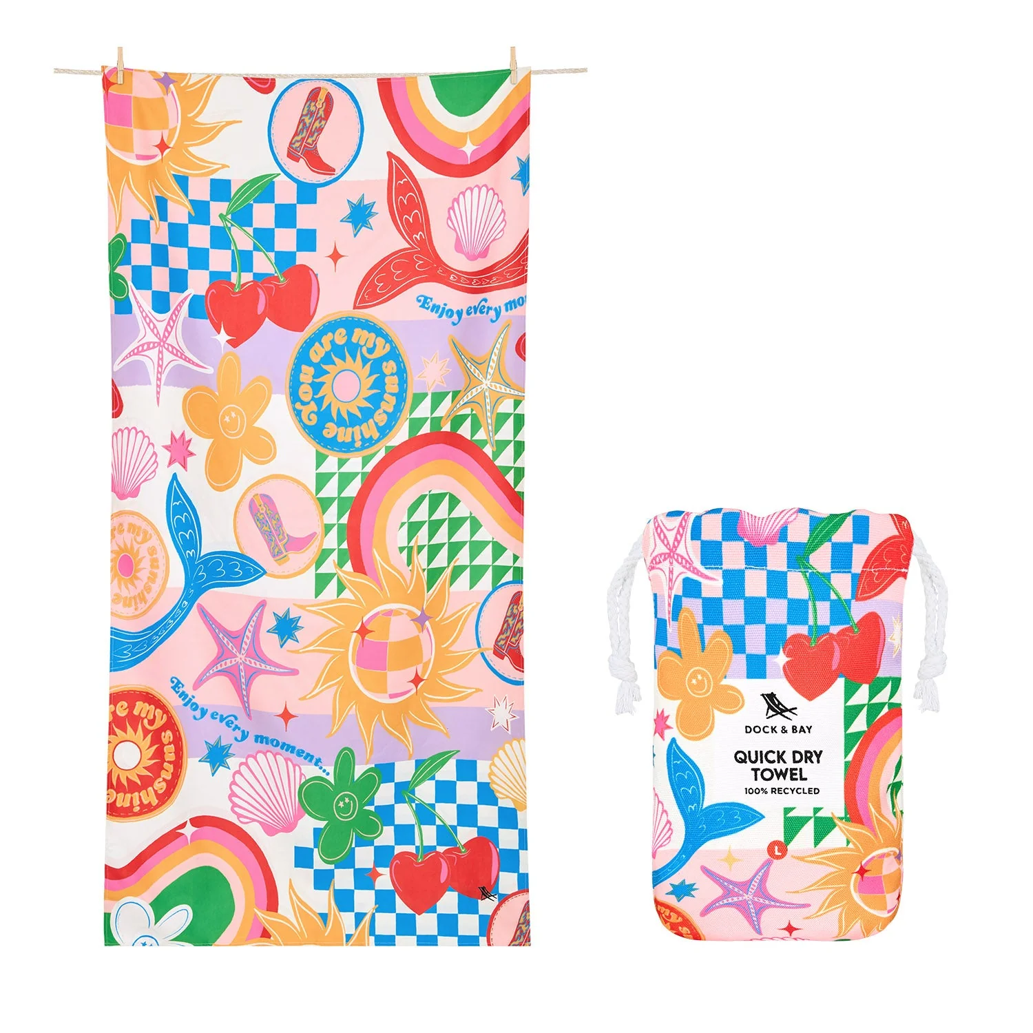 Dock & Bay Kids Beach Towel - Good Vibes Club - Image 11