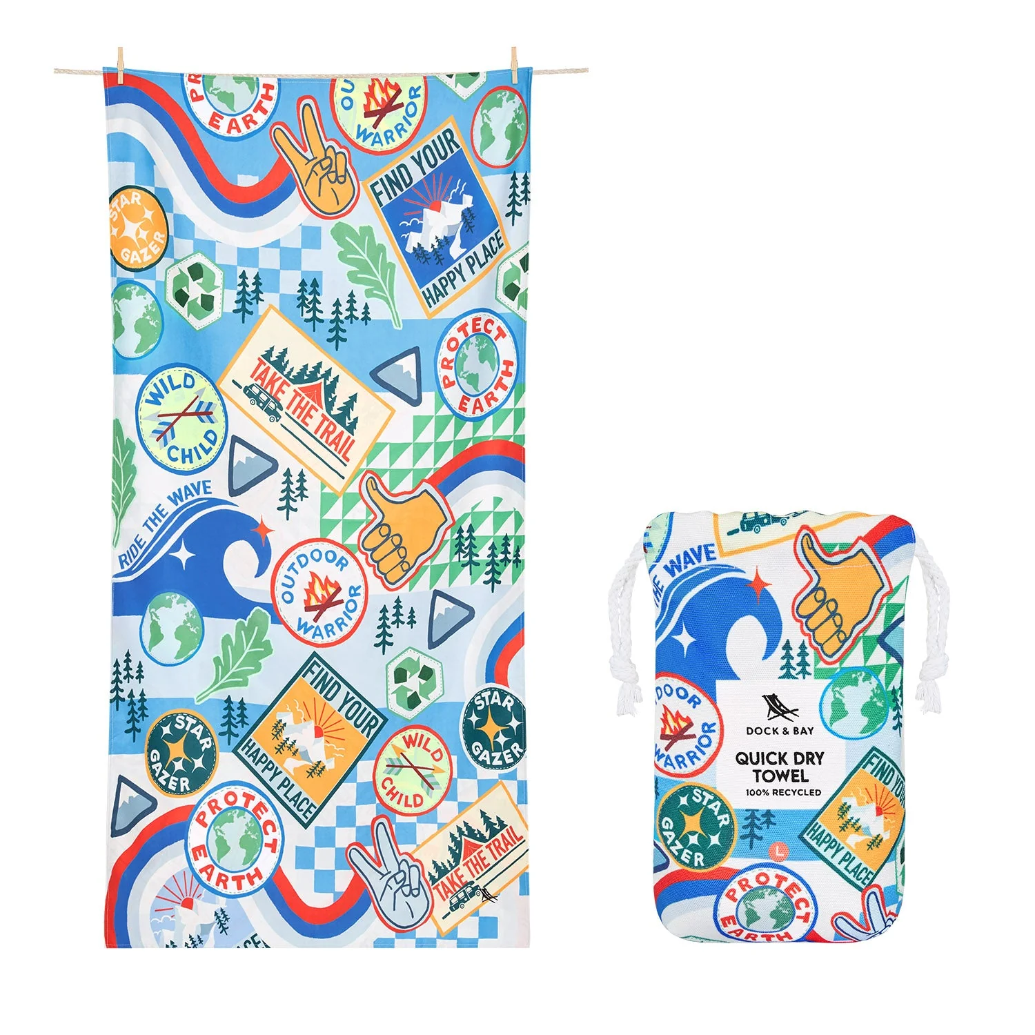 Dock & Bay Kids Beach Towel - Into the Wild - Image 12