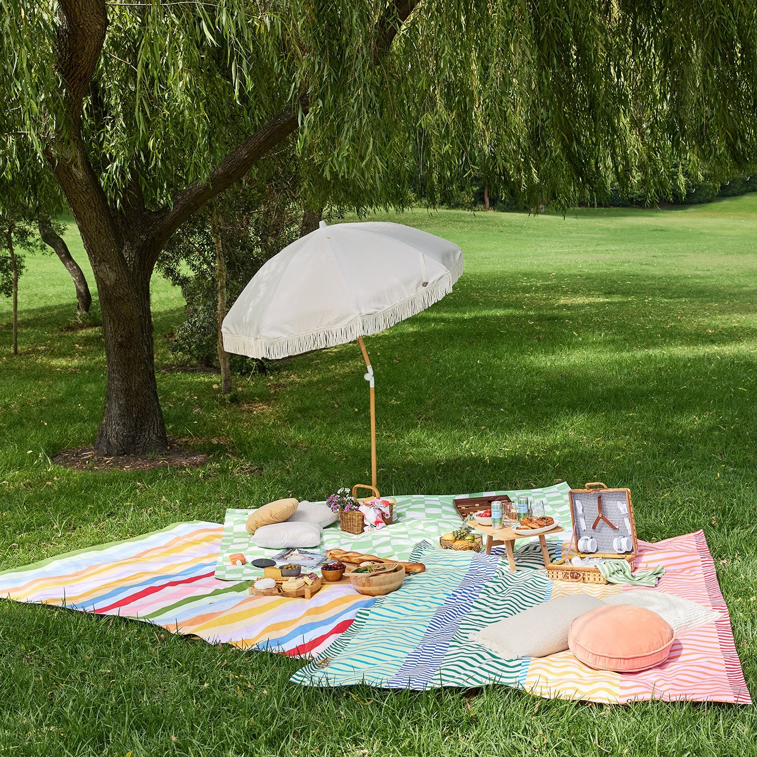 Dock & Bay Picnic Blanket - Candy Stripes - Image 5