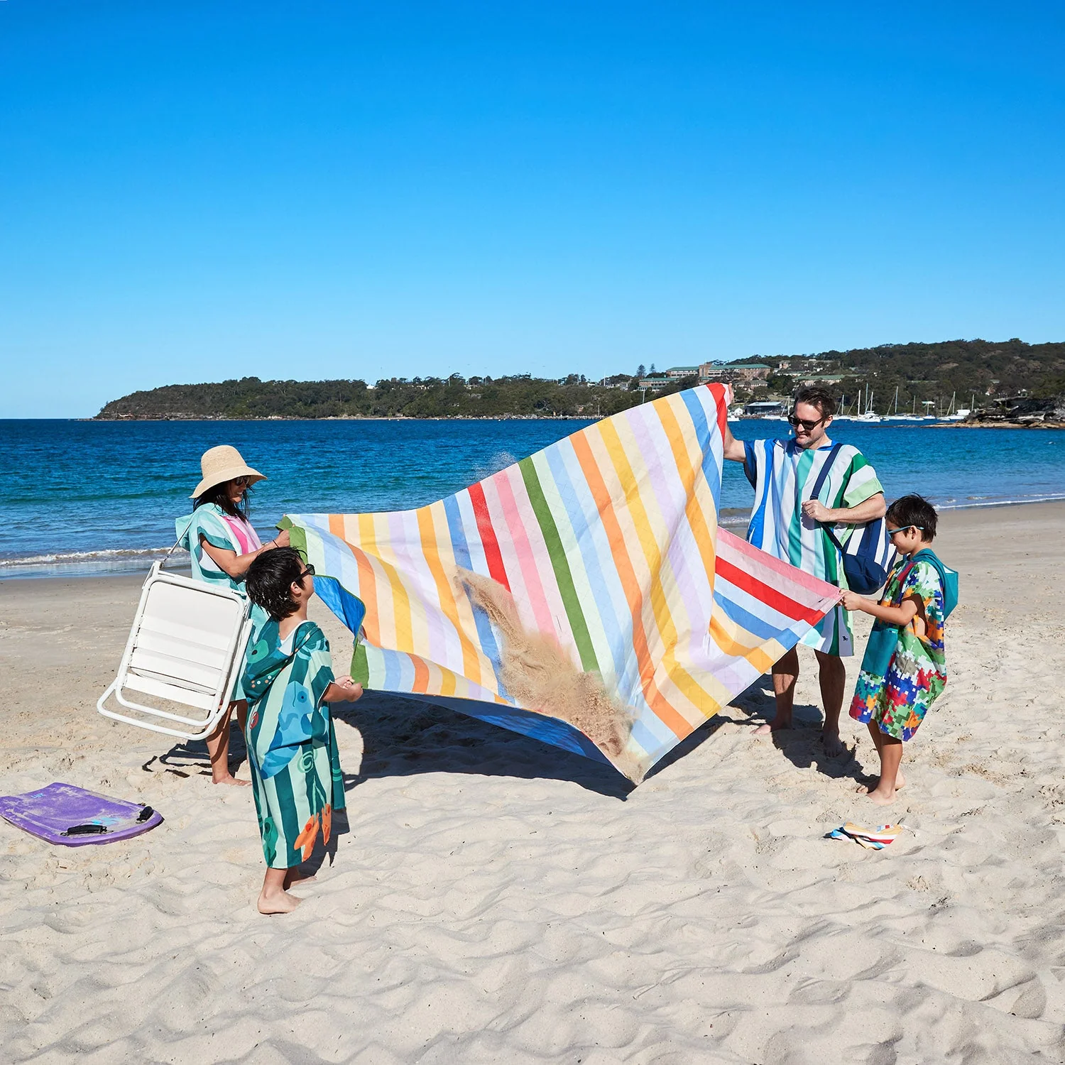 Dock & Bay Picnic Blanket - Candy Stripes - Image 7