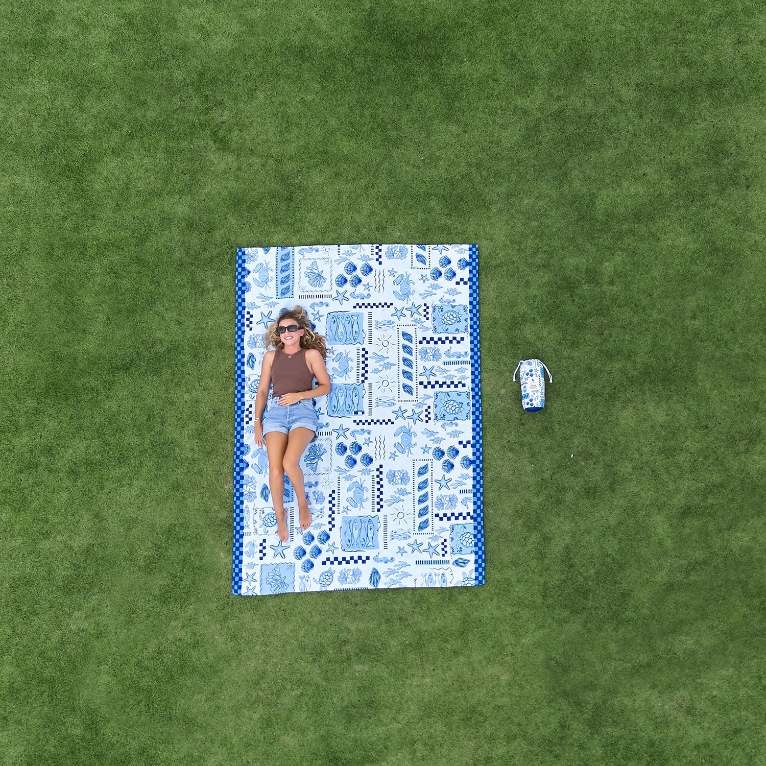 Dock & Bay Picnic Blanket - Grecian Shores - Image 9