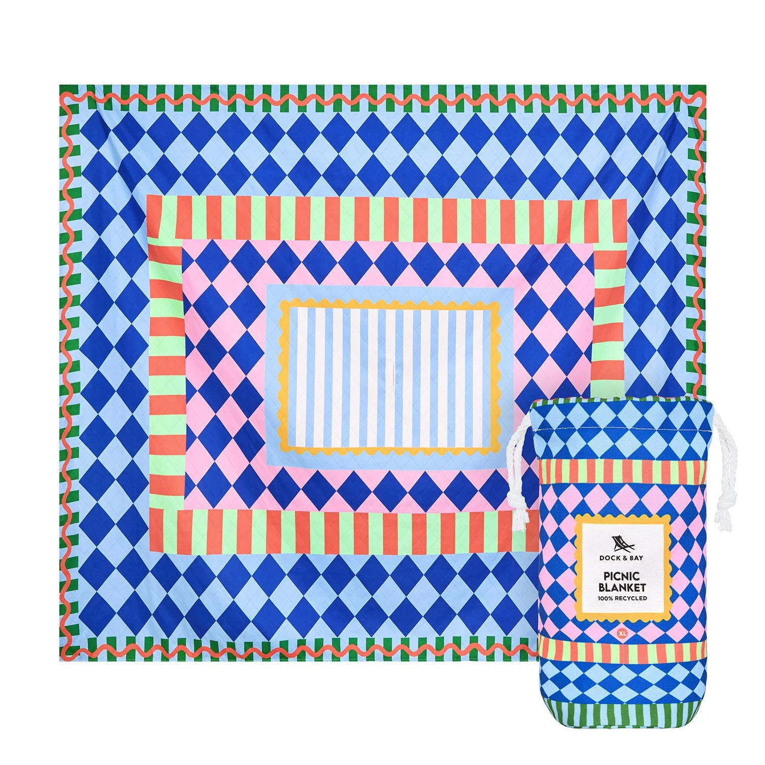 Dock & Bay Picnic Blanket - Bright Side Up - Image 16
