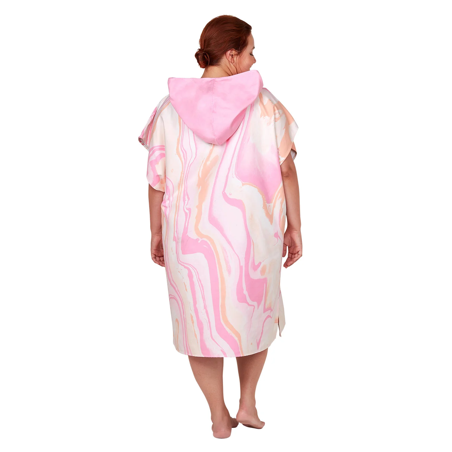 Dock & Bay Adult Poncho - Marble - Peach Melba - Image 12
