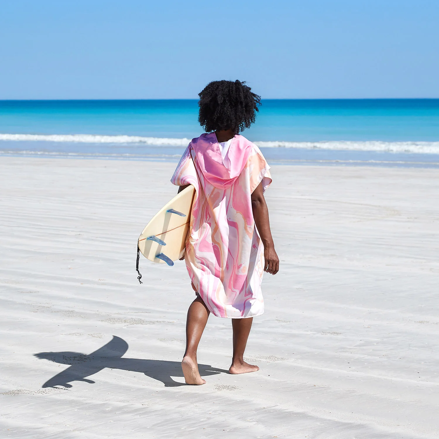 Dock & Bay Adult Poncho - Marble - Peach Melba - Image 13