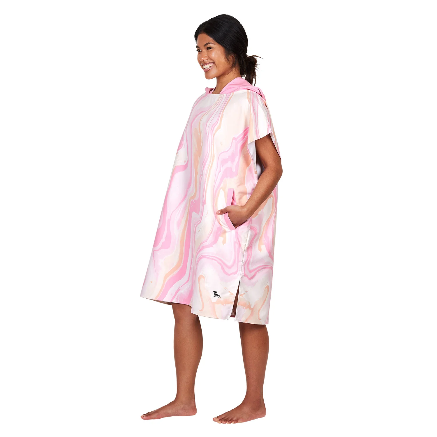 Dock & Bay Adult Poncho - Marble - Peach Melba - Image 7