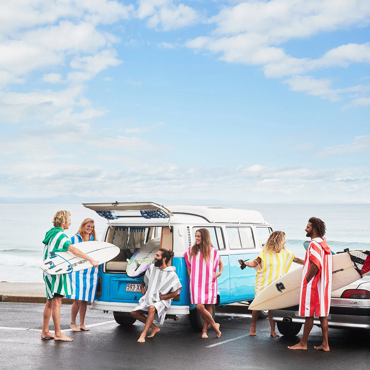 Dock & Bay Poncho - Adults - Bondi Blue - Image 7