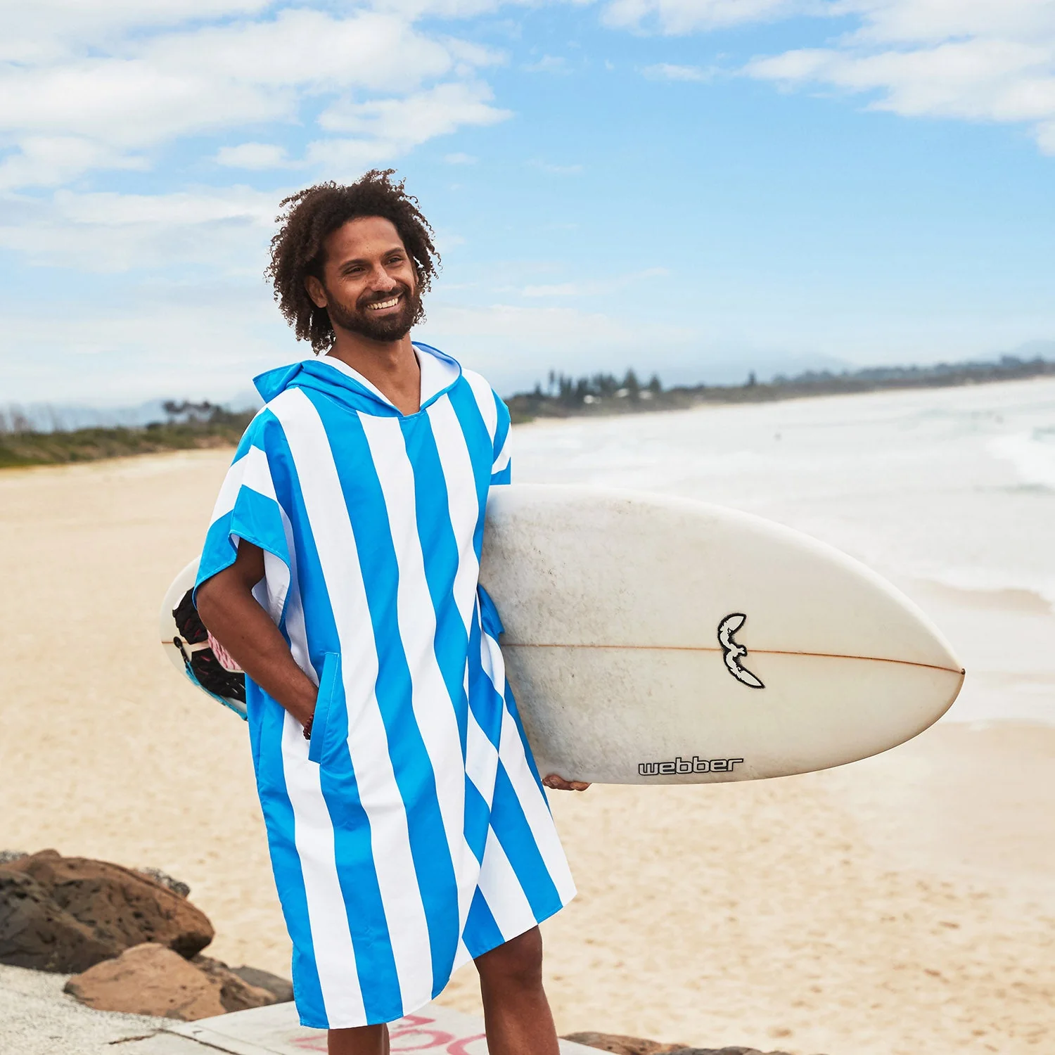 Dock & Bay Poncho - Adults - Bondi Blue - Outlet - Image 3