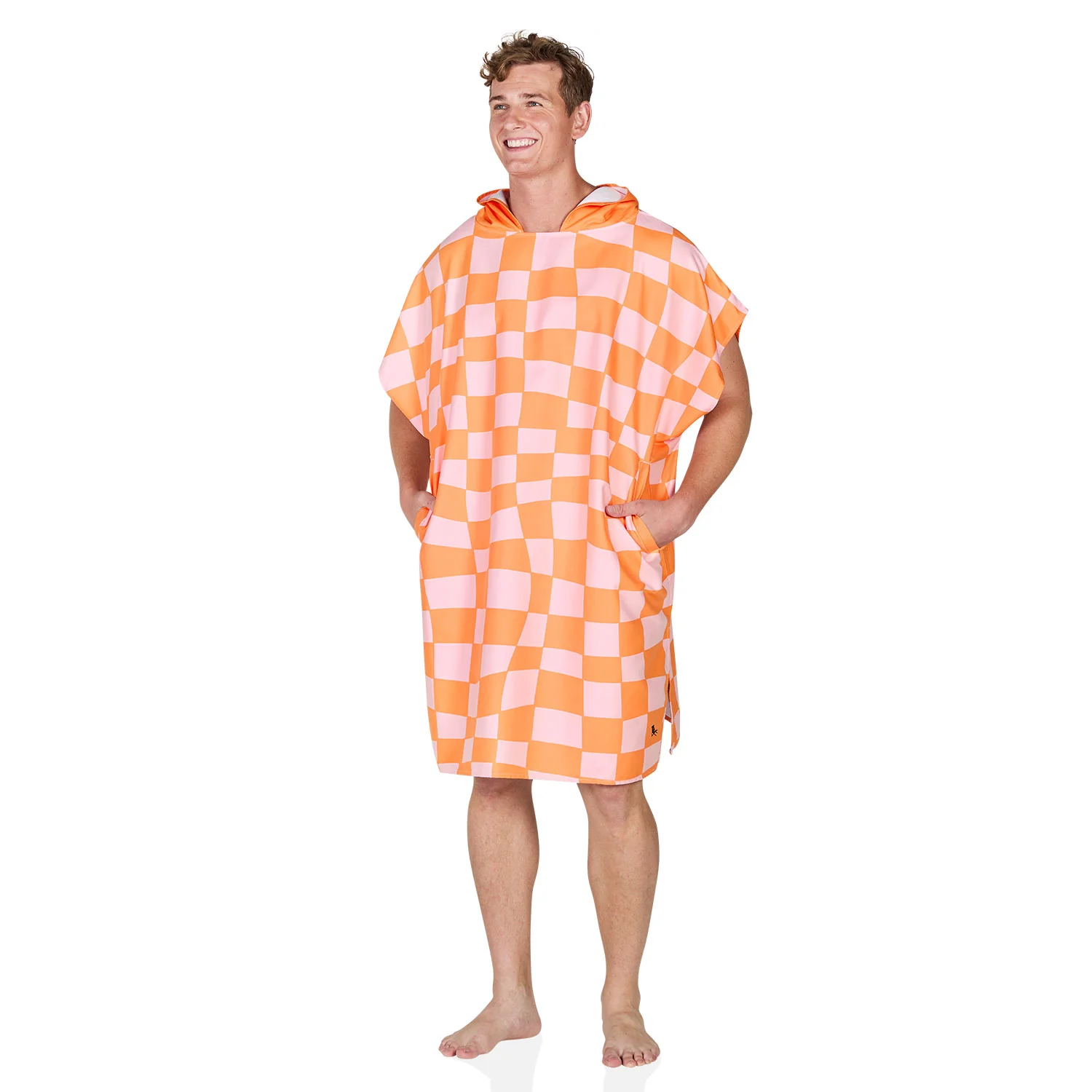 Dock & Bay Poncho - Adults - Groovy Check - Image 8