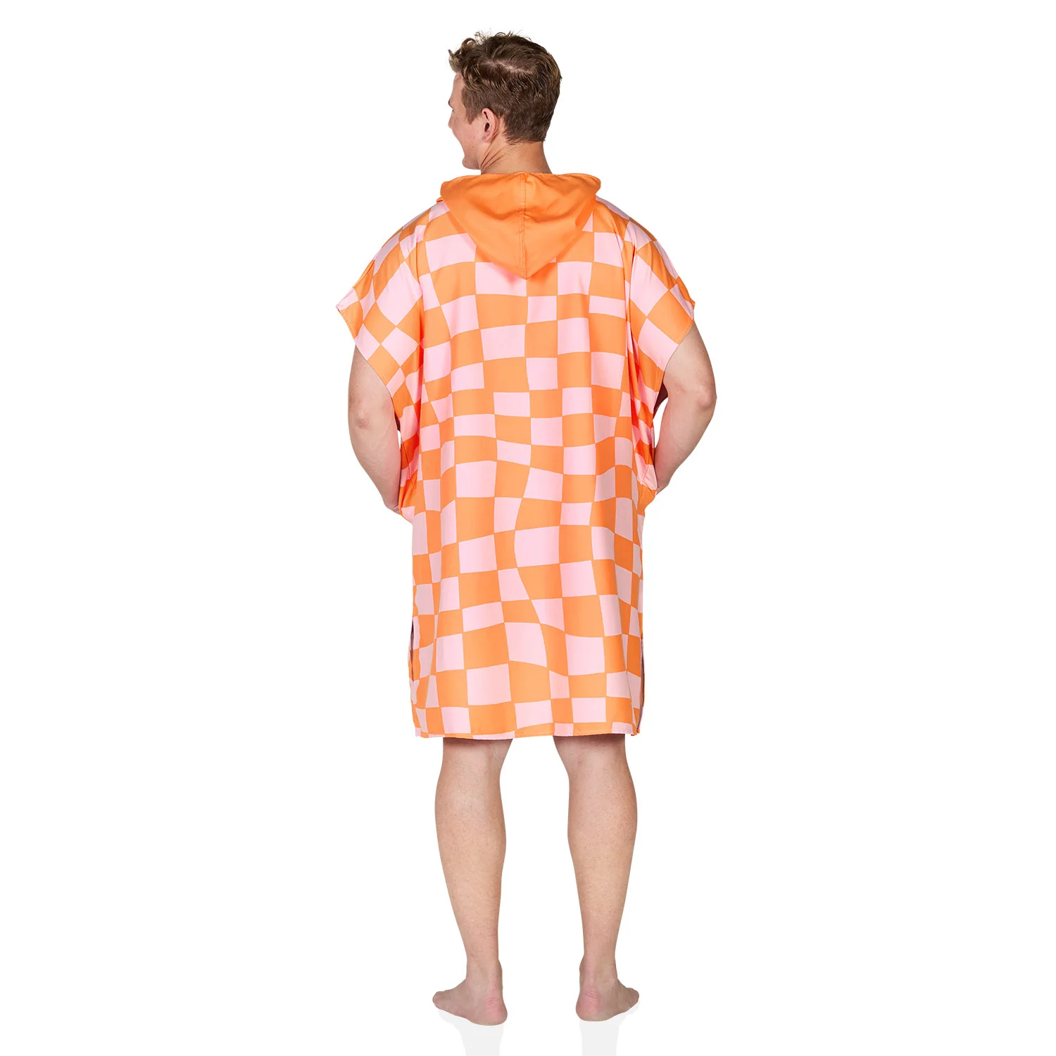 Dock & Bay Poncho - Adults - Groovy Check - Image 9