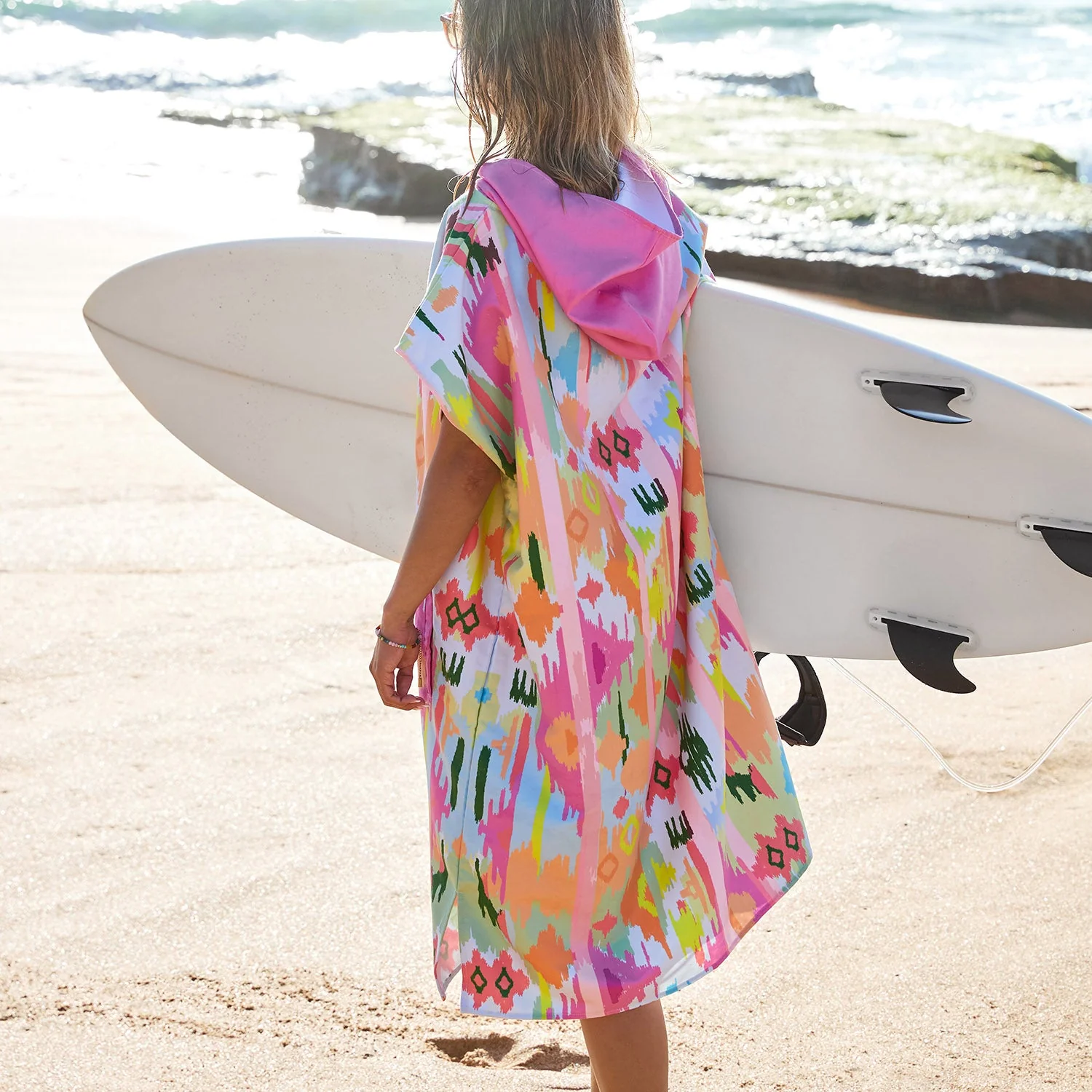 Dock & Bay Poncho - Adults - Ibiza Glow - Image 3