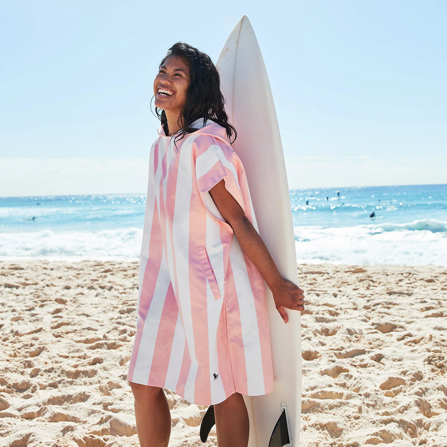 Dock & Bay Poncho - Adults - Malibu Pink Outlet - Image 5