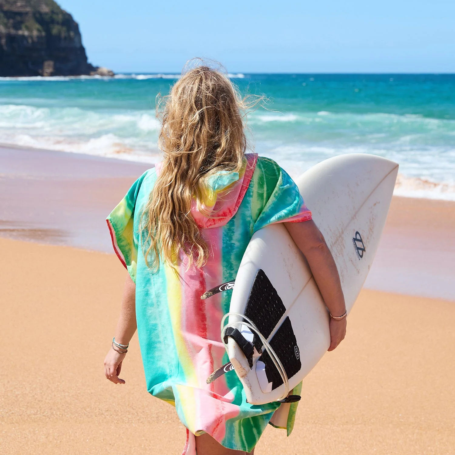 Dock & Bay Poncho - Adults - Watermelon Sugar - Image 7