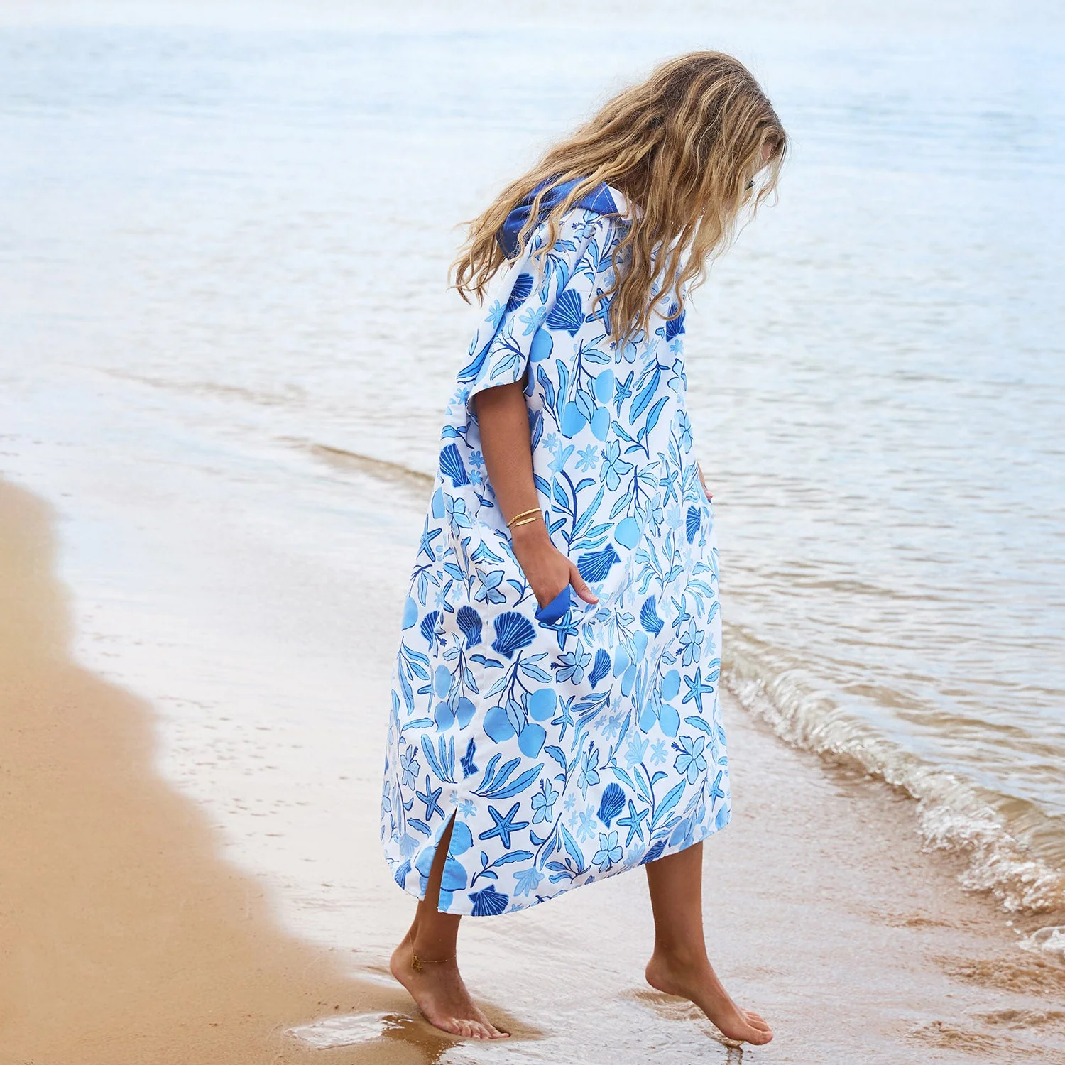 Dock & Bay Poncho - Adults - Wavy Baby - Image 6