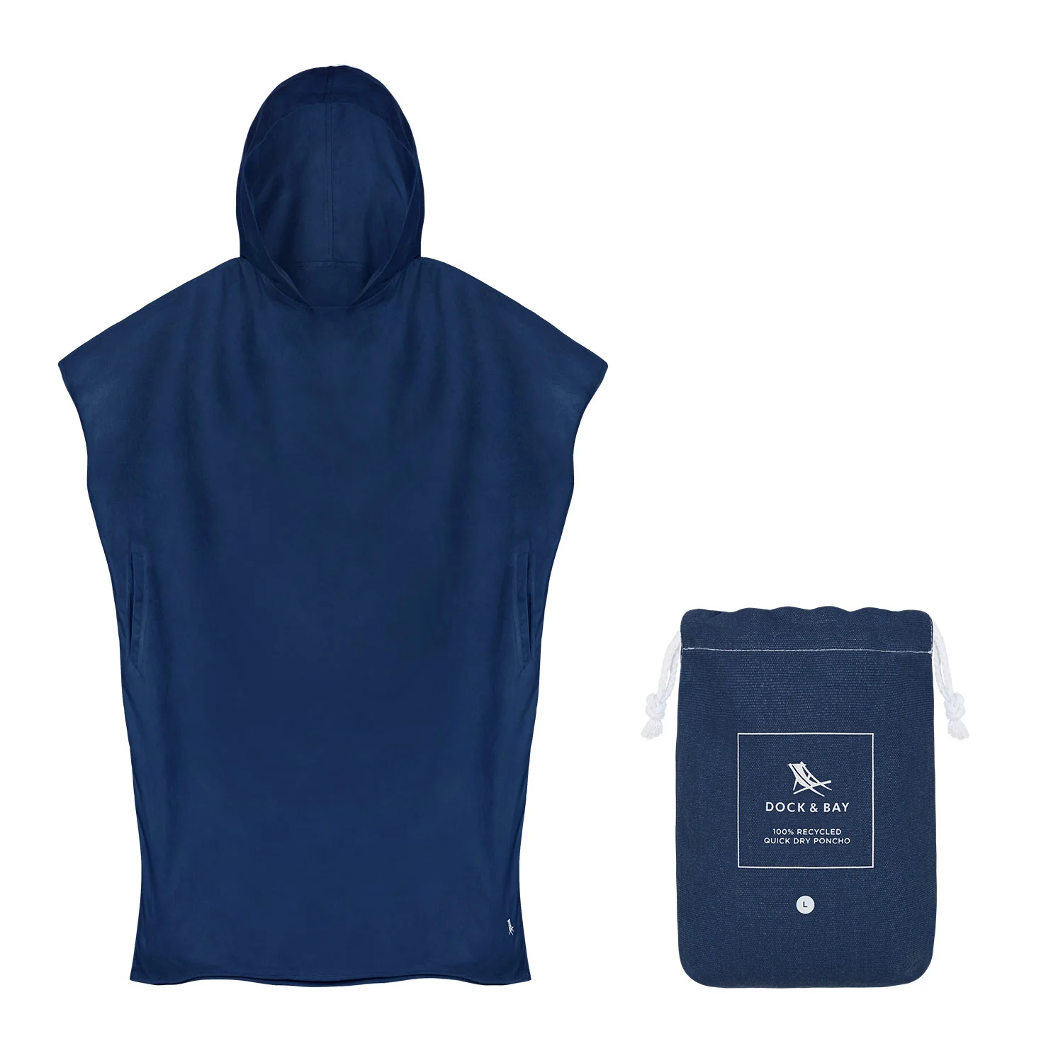 Dock & Bay Poncho - Adults - Yosemite Navy Outlet - Image 4