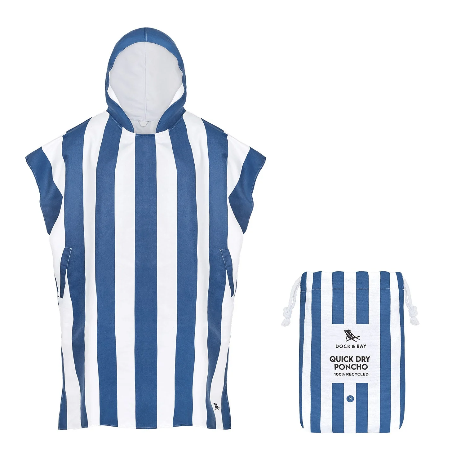 Dock & Bay Poncho - Adults - Whitsunday Blue - Image 10