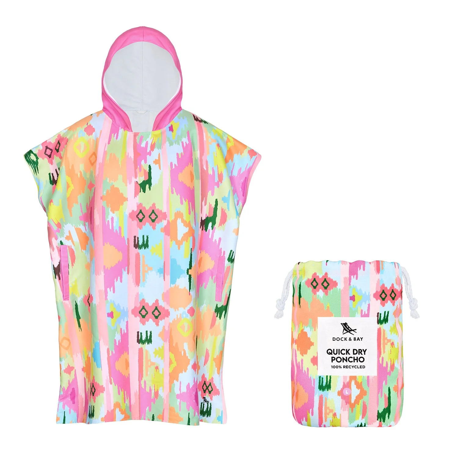 Dock & Bay Poncho - Adults - Ibiza Glow - Image 16