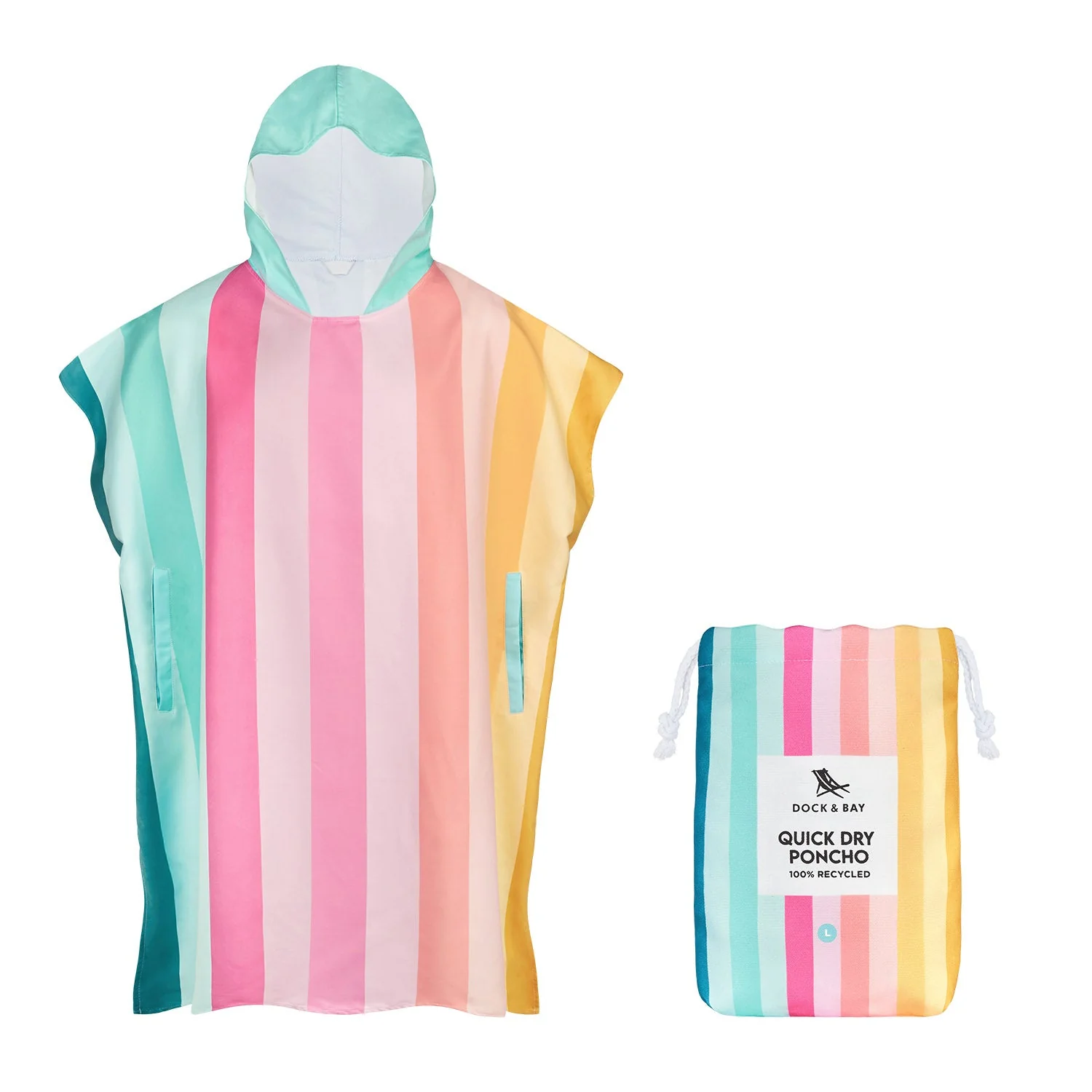 Dock & Bay Poncho - Adults - Coastal Candy - Image 17