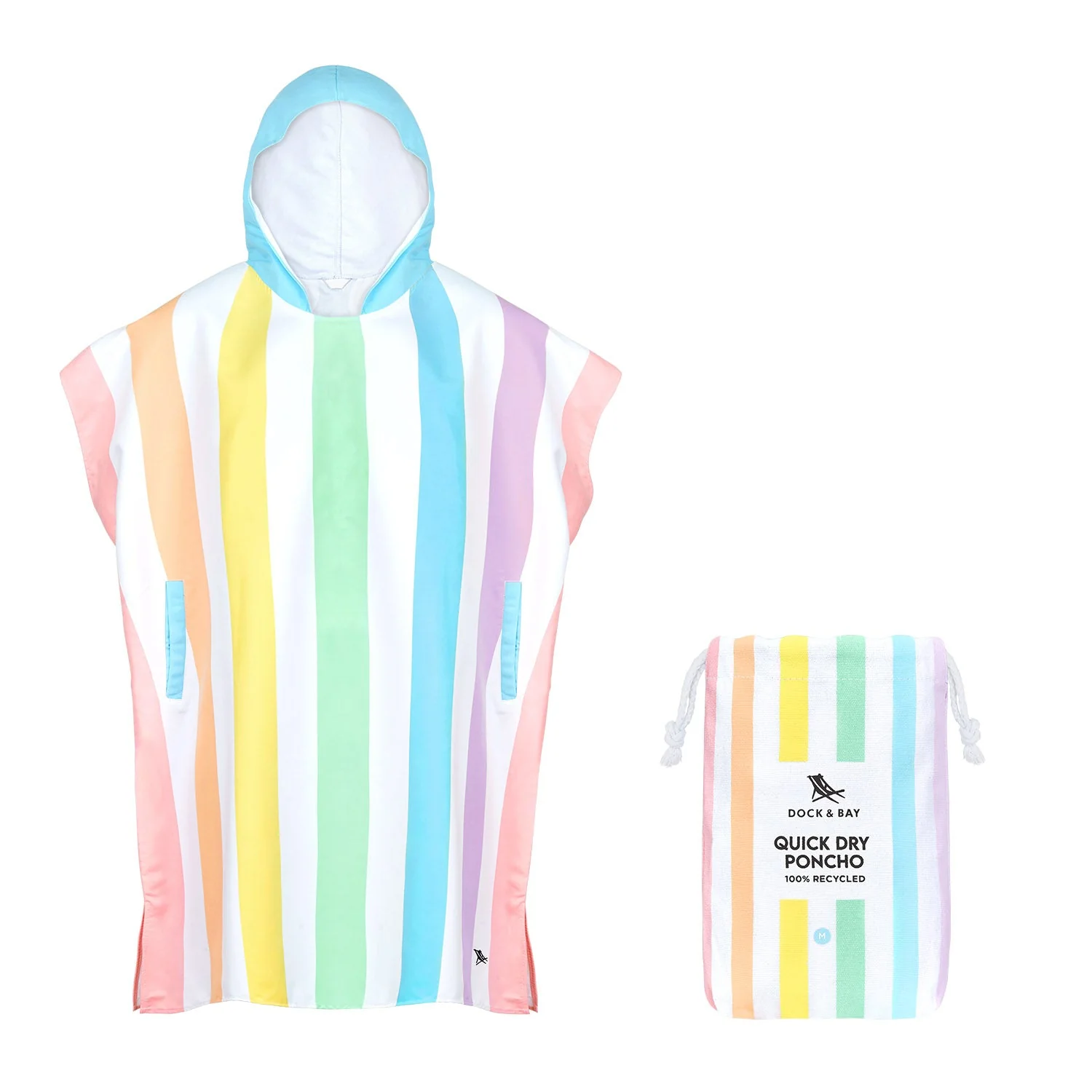 Dock & Bay Poncho - Adults - Unicorn Waves - Image 9