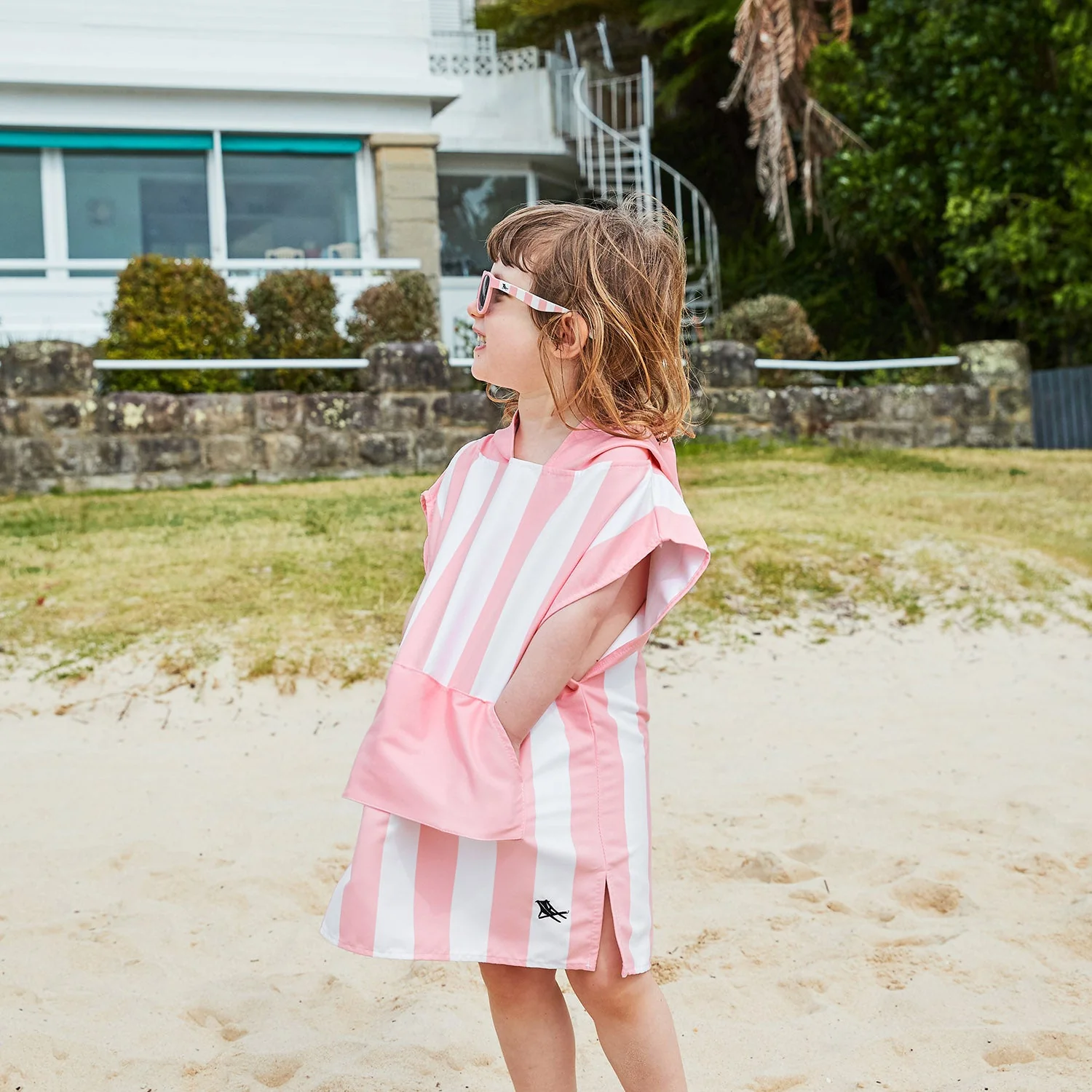Dock & Bay Poncho - Kids - Malibu Pink - Image 12