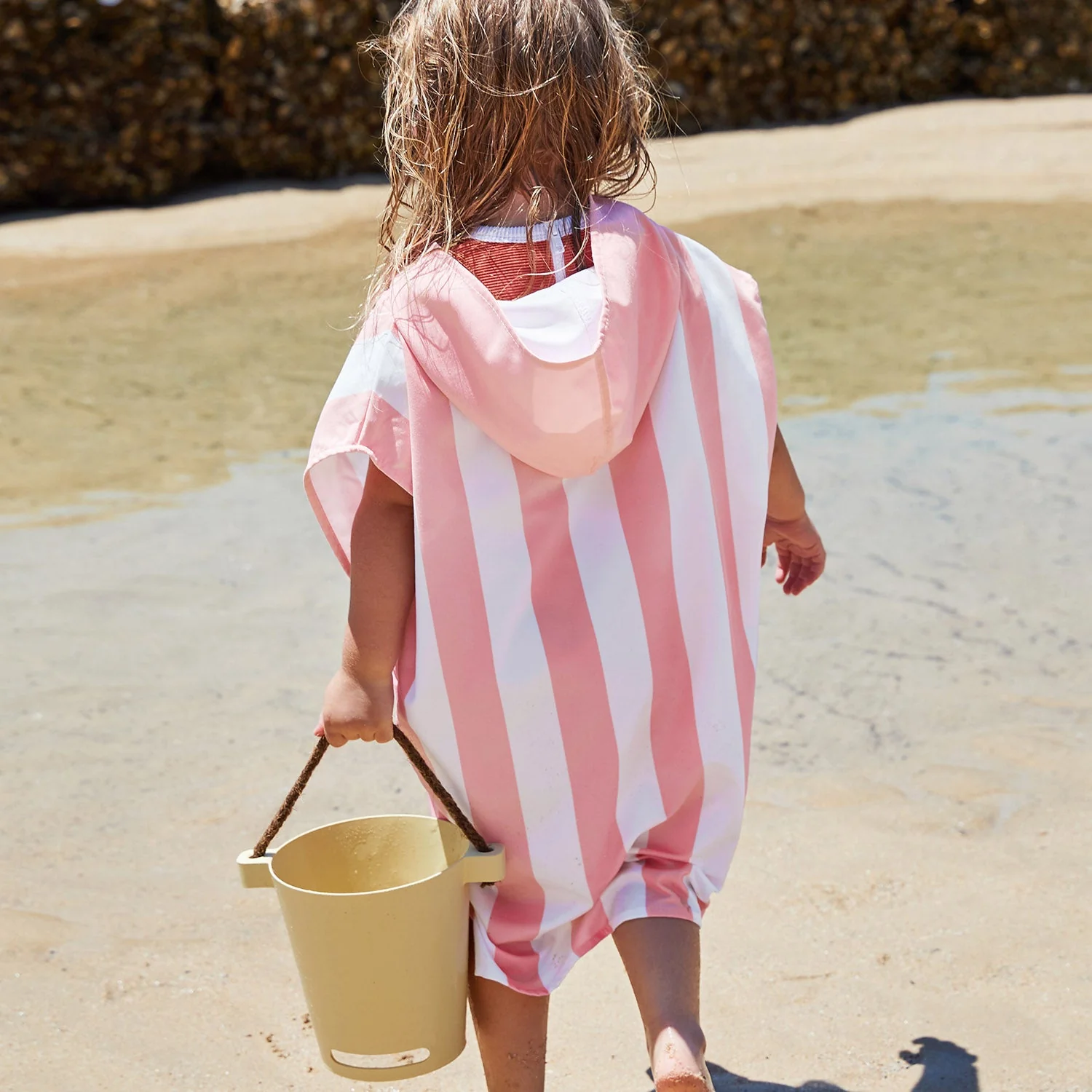 Dock & Bay Poncho - Kids - Malibu Pink - Image 5